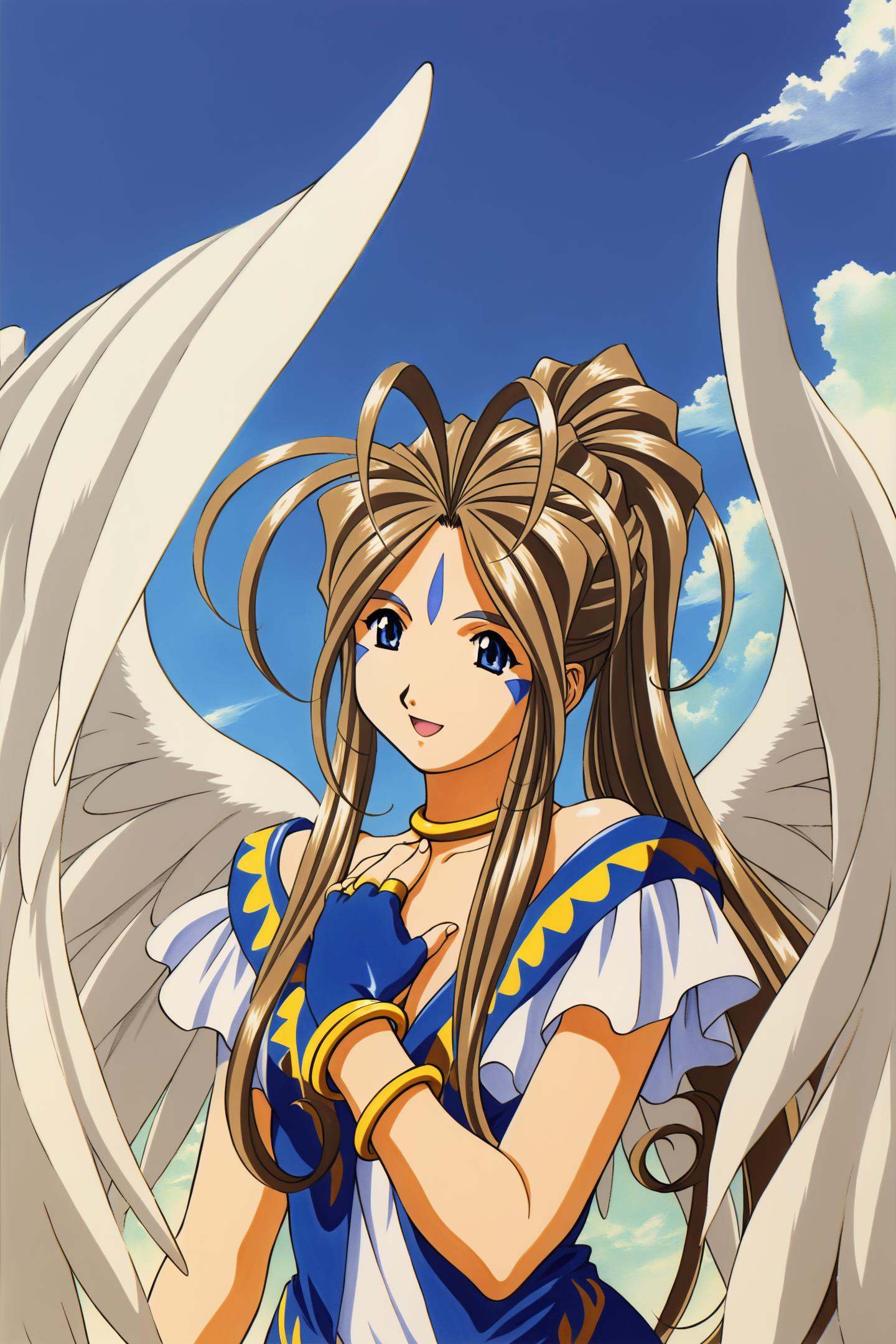 Kosuke Fujishima Style,  Belldandy,  1girl on Tensor.Art