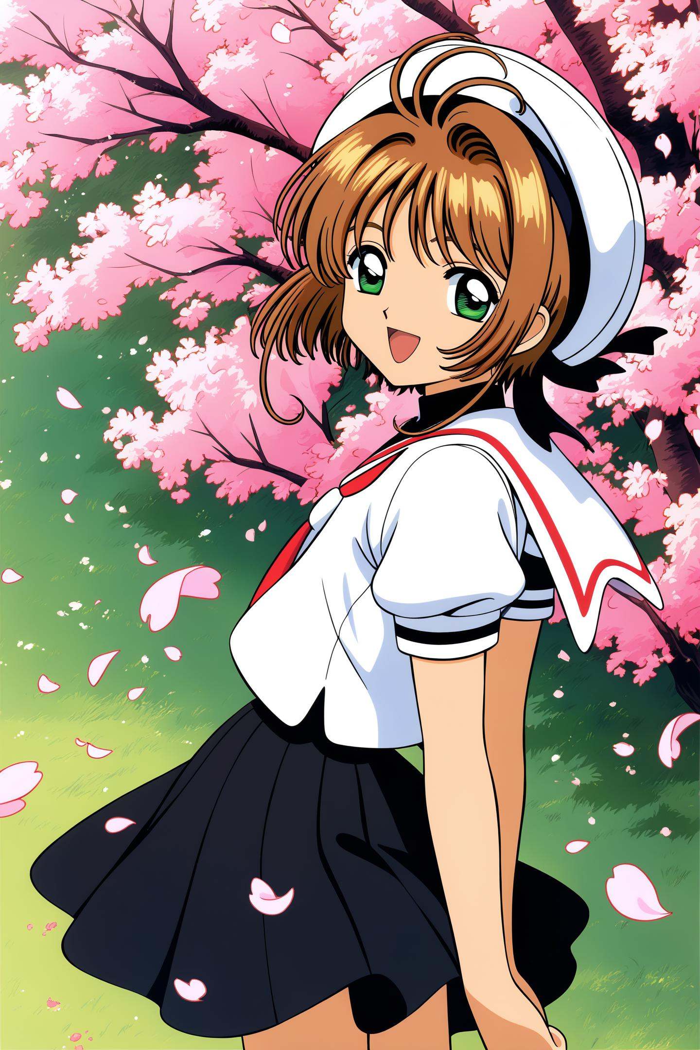 Card Captor Sakura Anime,  1girl,  kinomoto sakura on Tensor.Art