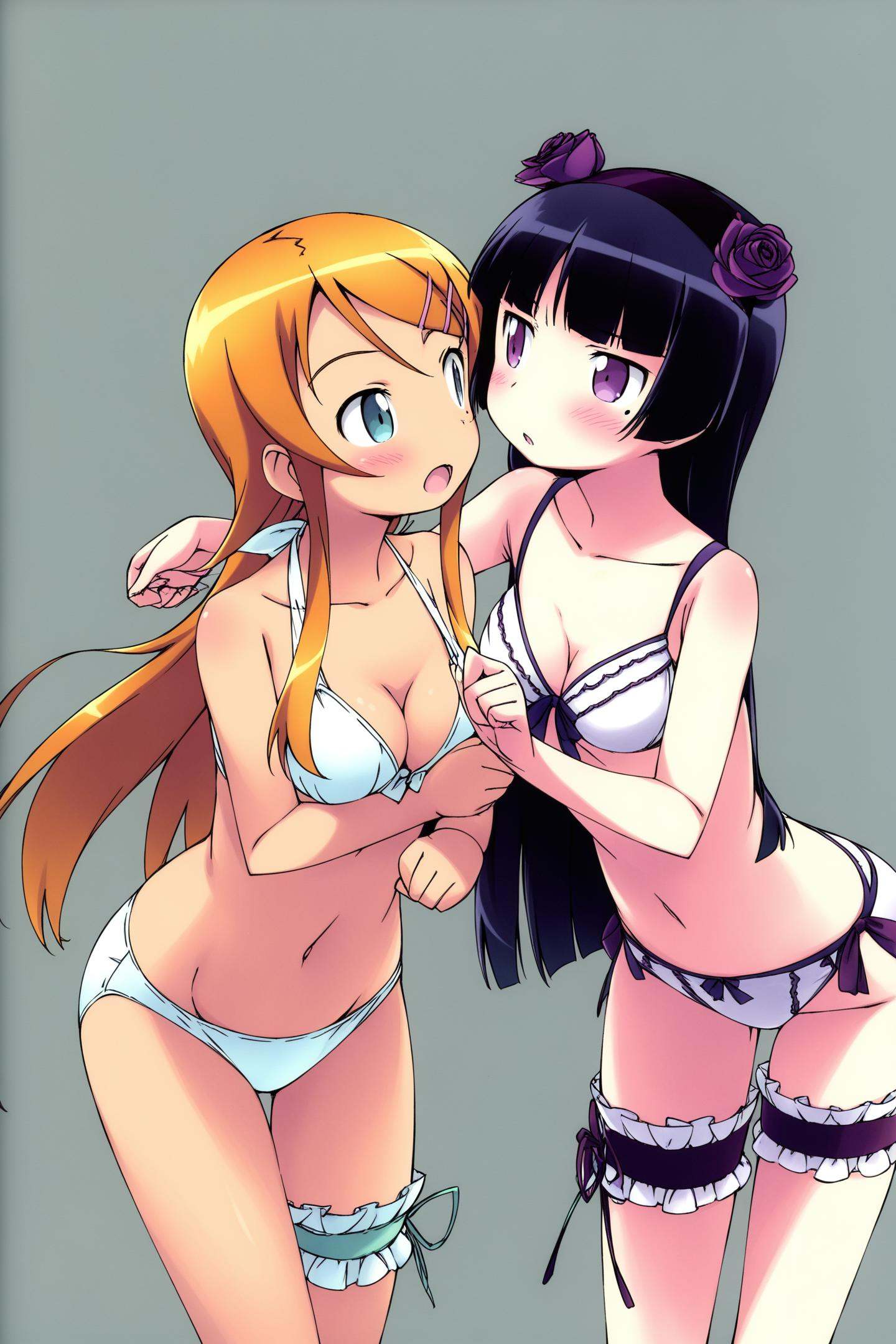 Kanzaki Hiro Style,  multiple girls,  2girls on Tensor.Art