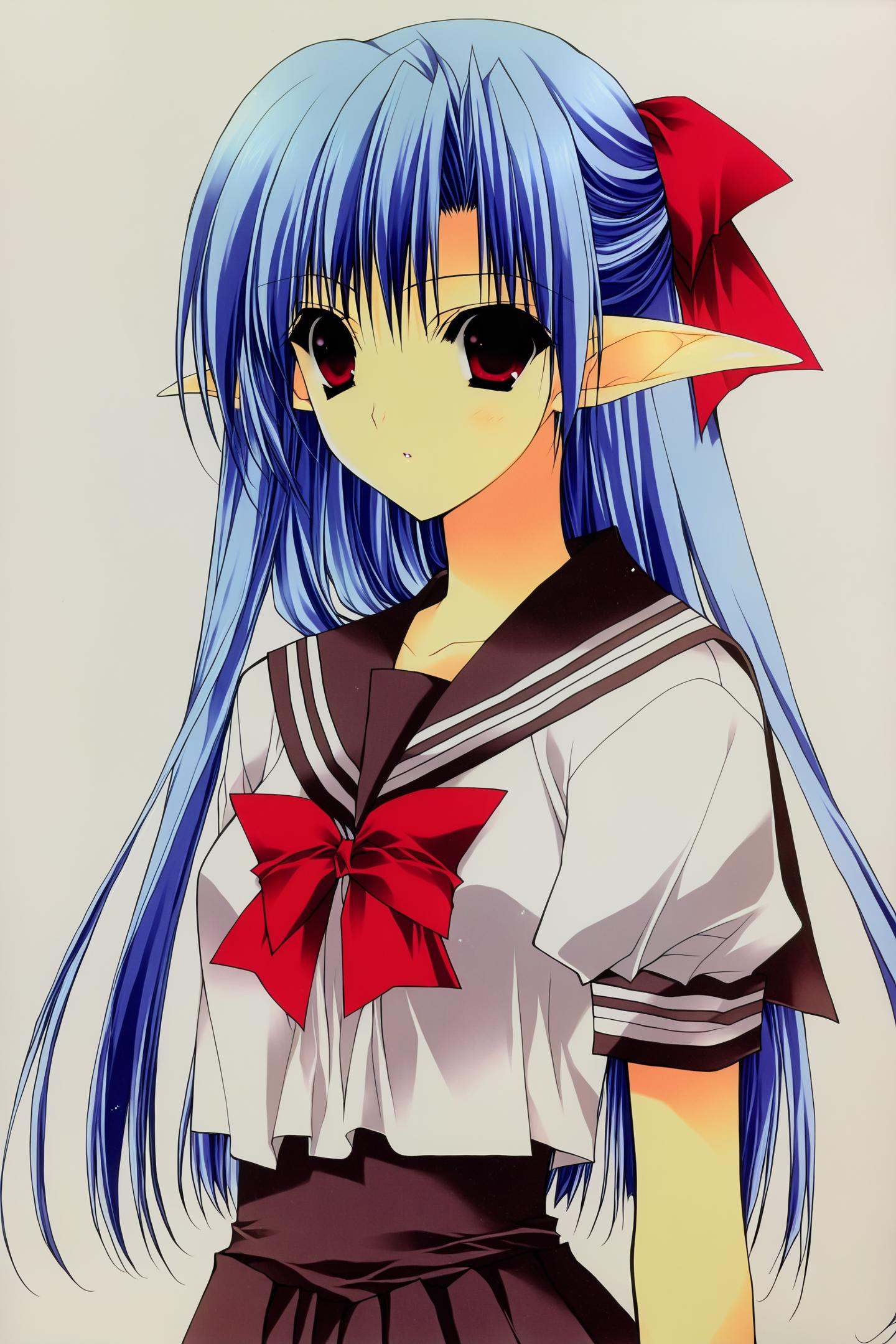 Suzuhira Hiro Style,  1girl,  solo on Tensor.Art