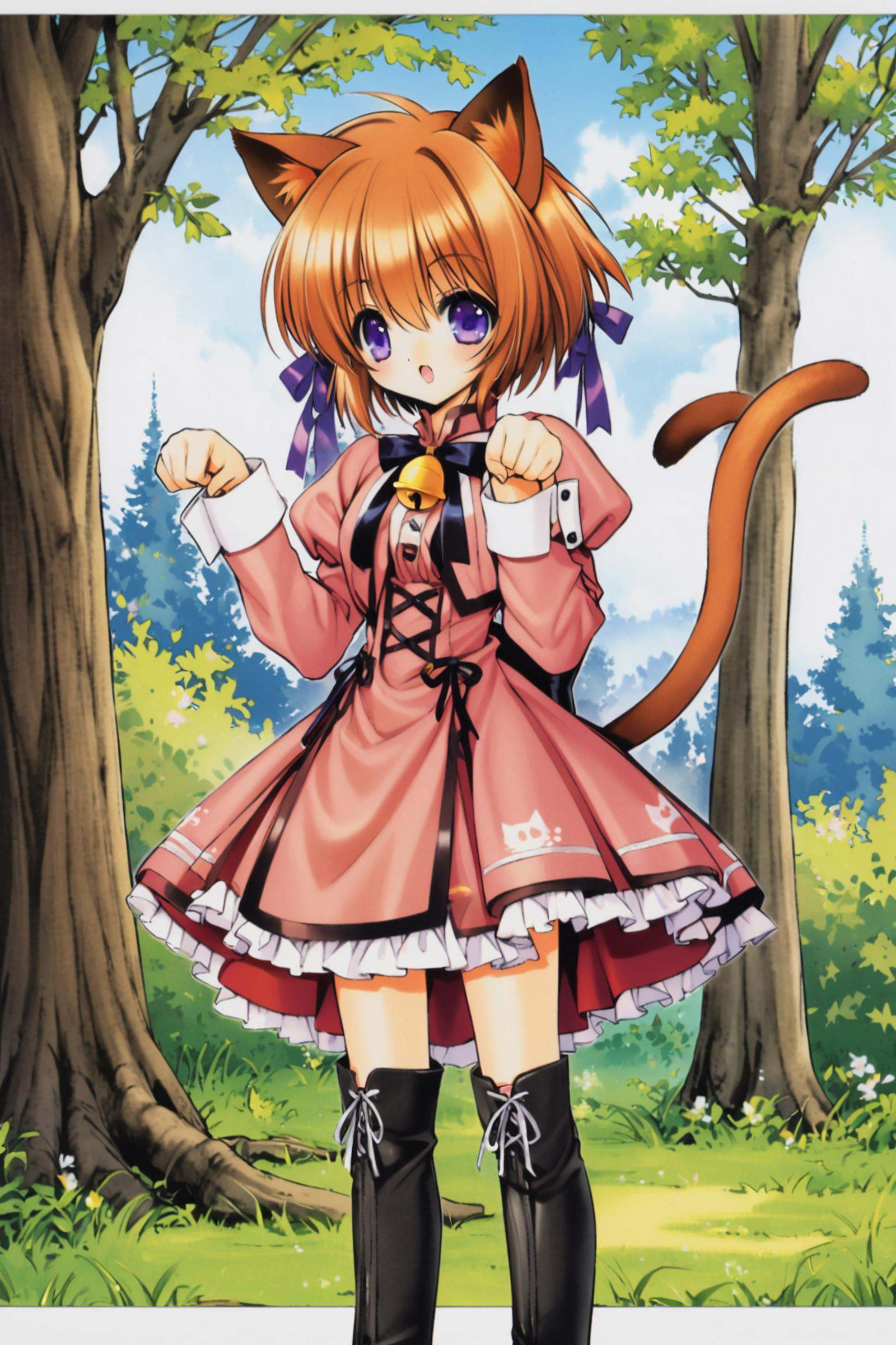 1girl,  animal ears,  cat ears on Tensor.Art