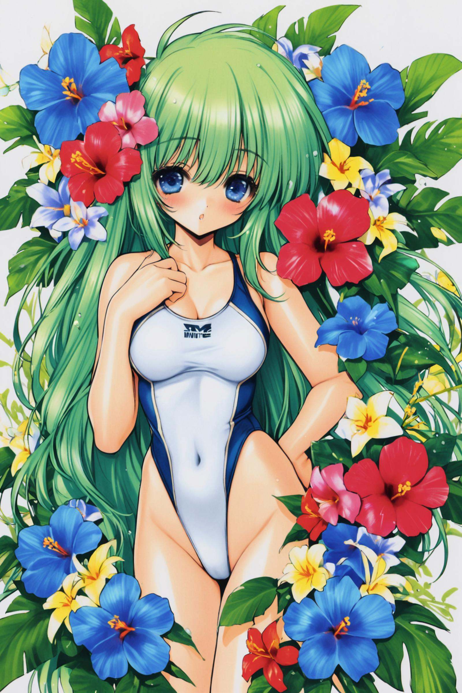 1girl,  solo,  swimsuit on Tensor.Art