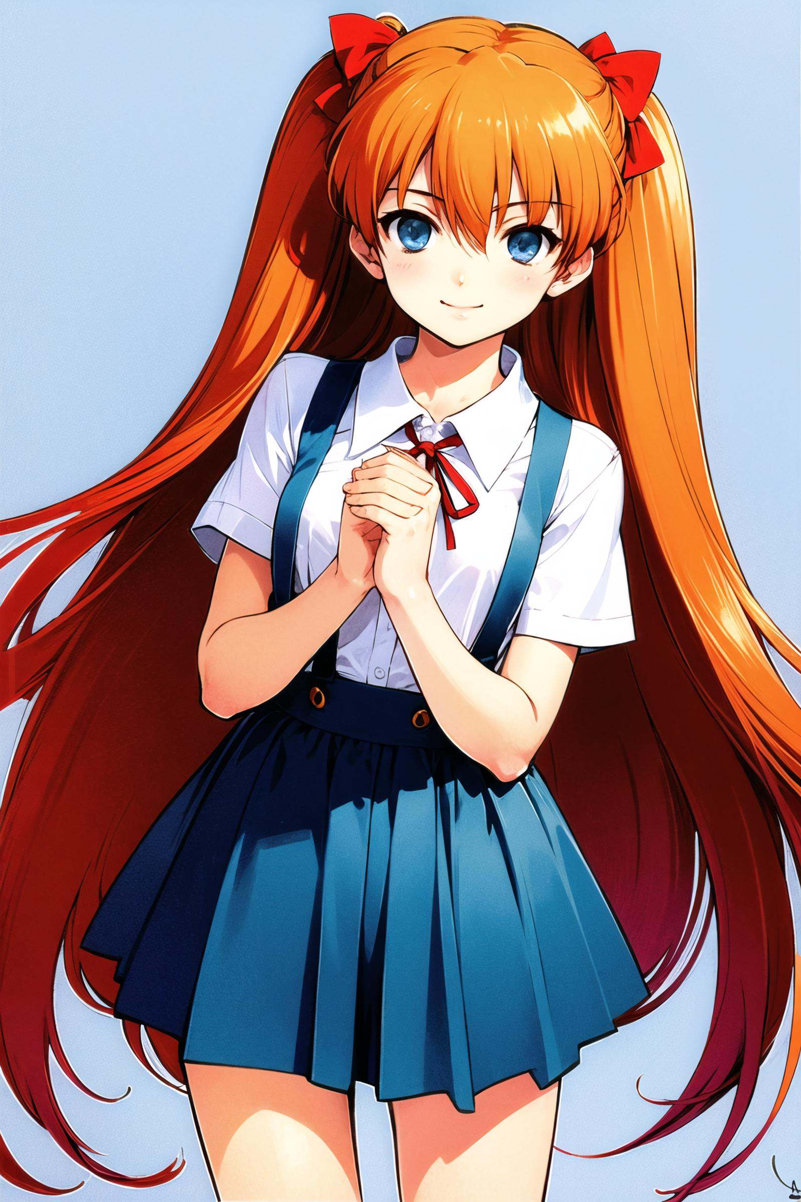 1girl,  souryuu asuka langley,  solo on Tensor.Art