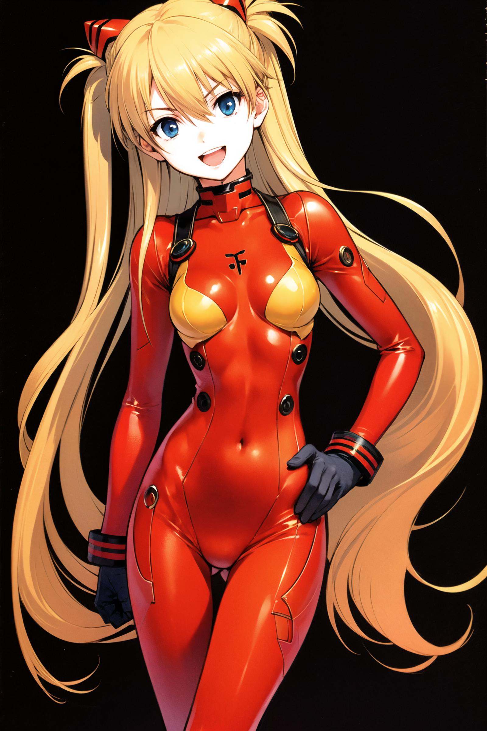 1girl,  long hair,  plugsuit on Tensor.Art