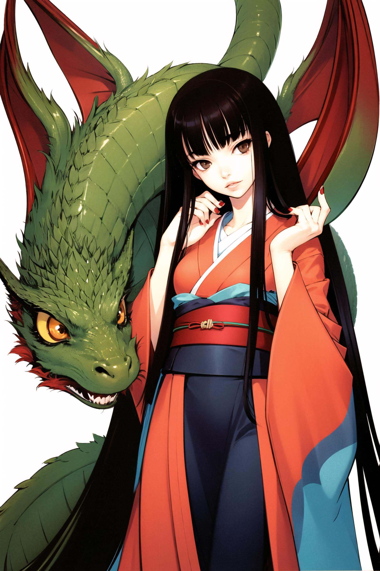 1girl,  solo,  japanese clothes on Tensor.Art