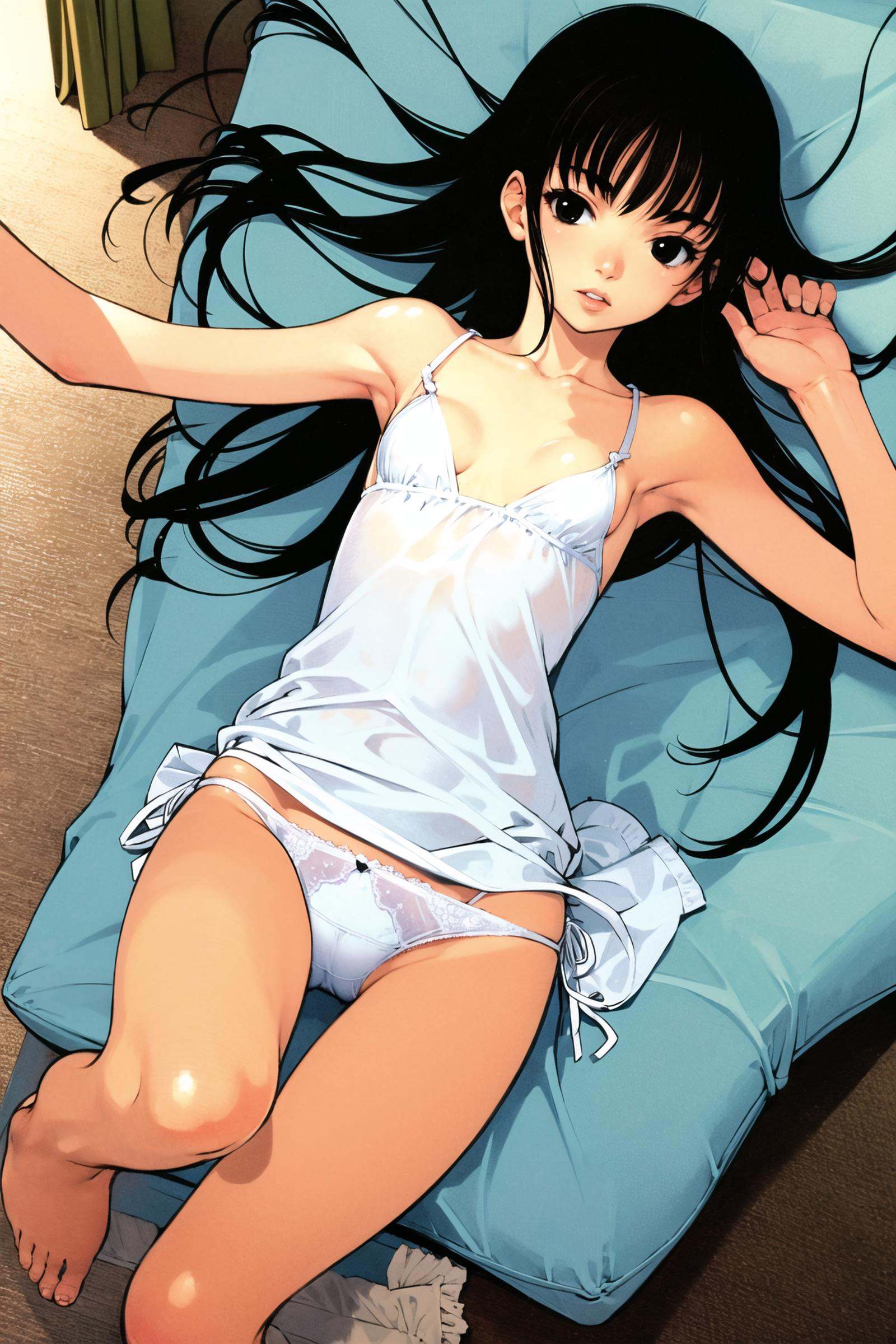 1girl,  solo,  underwear on Tensor.Art