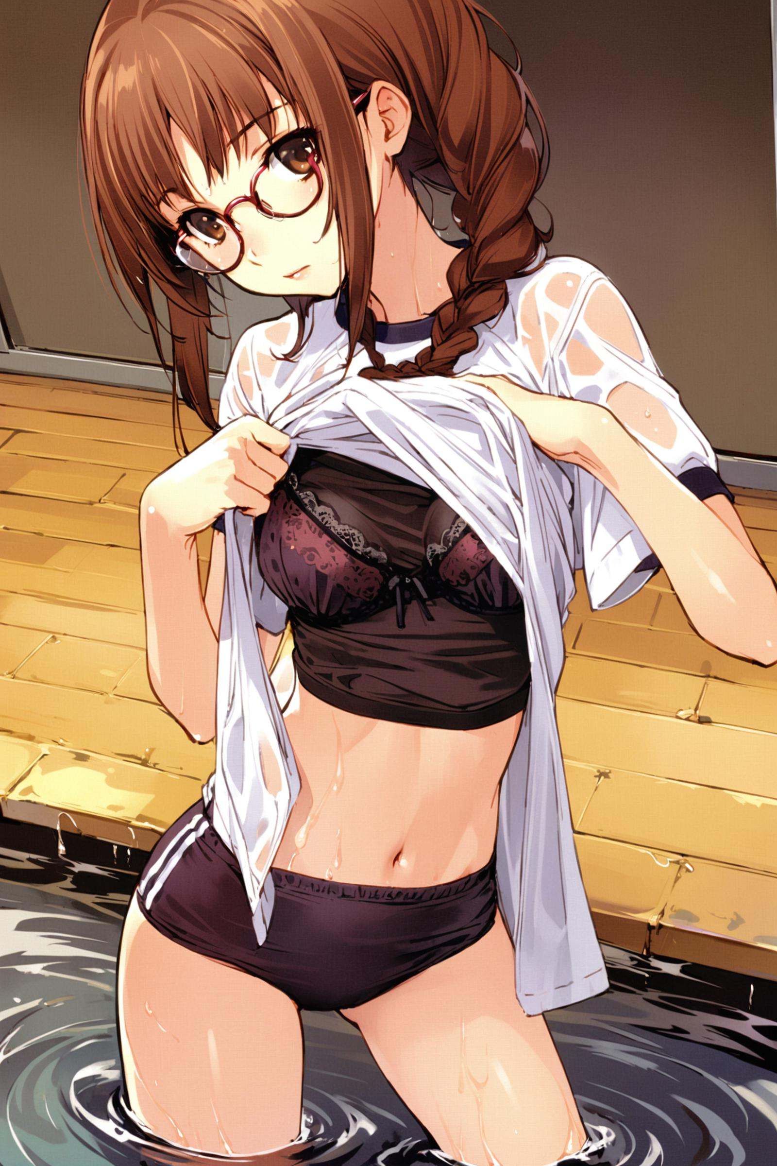 1girl,  solo,  braid on Tensor.Art