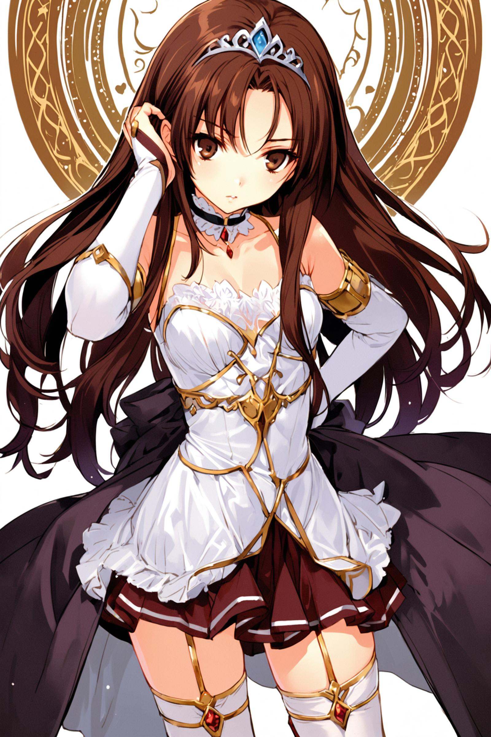 1girl,  solo,  thighhighs on Tensor.Art