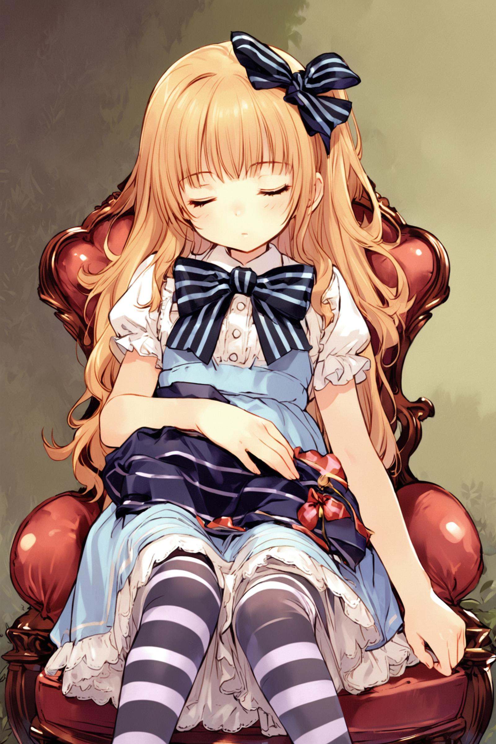1girl,  solo,  sleeping on Tensor.Art