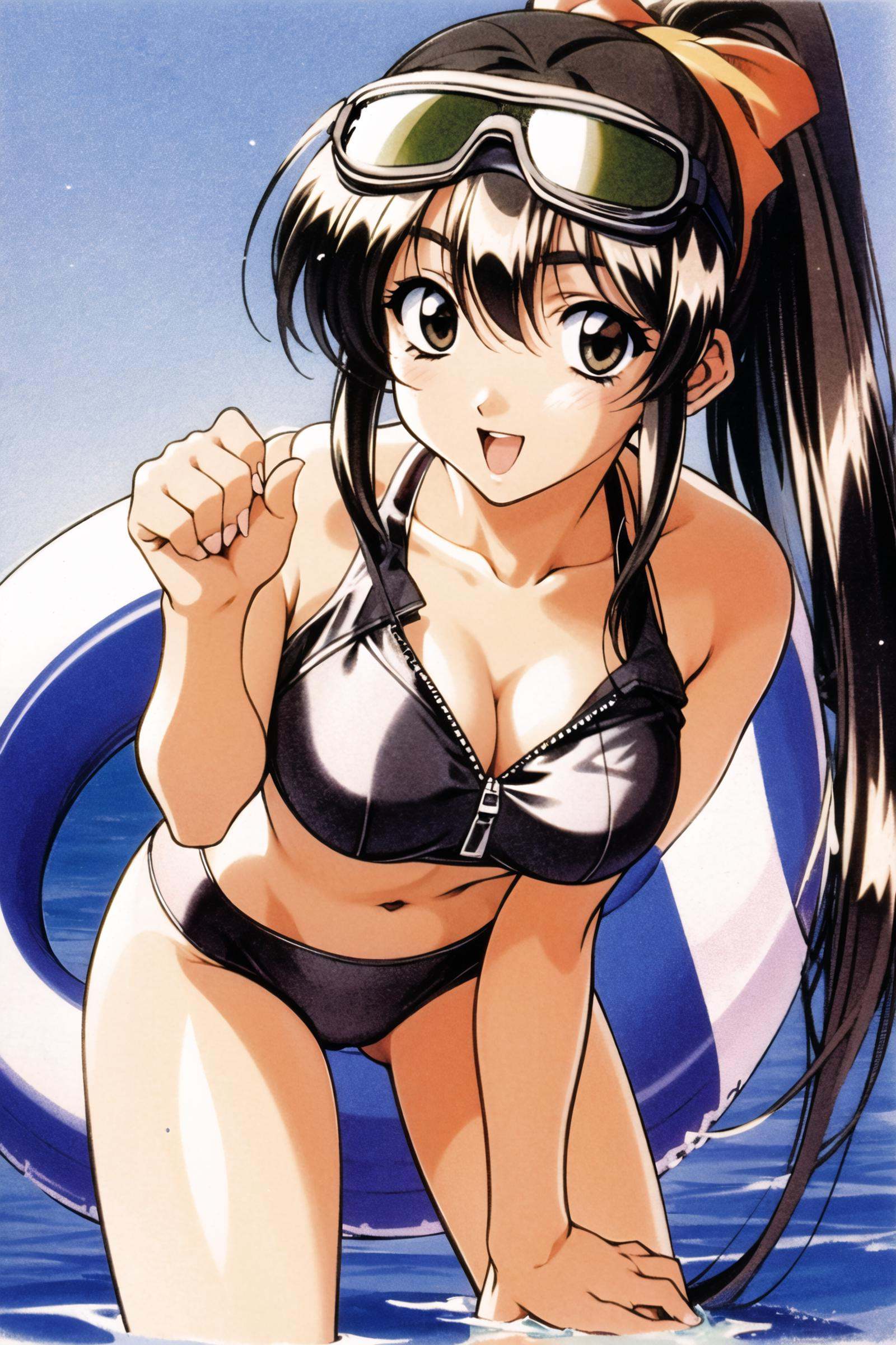 Chie Matsuoka,  snorkel,  1girl on Tensor.Art