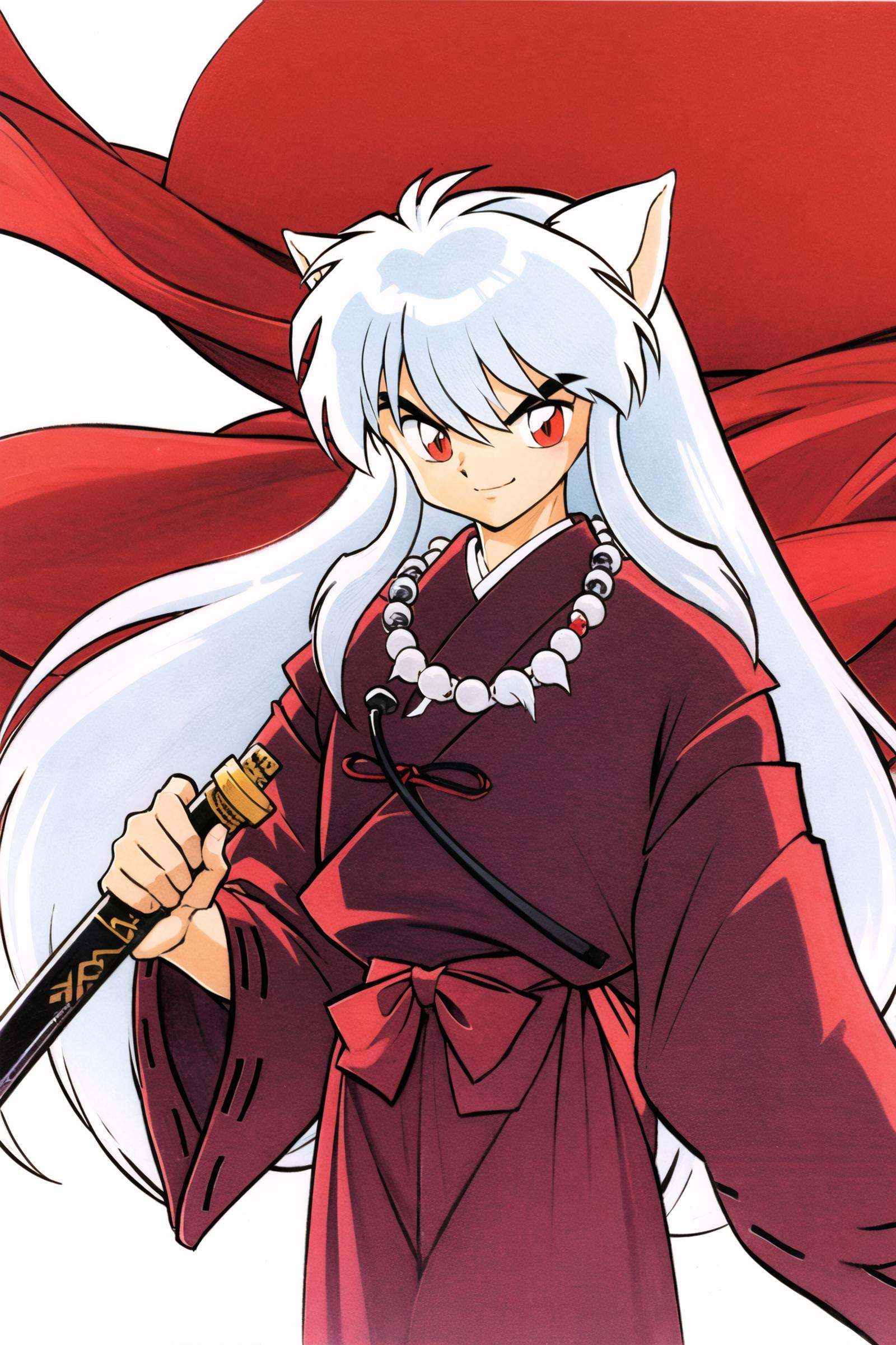 Inuyasha,  1boy,  animal ears on Tensor.Art