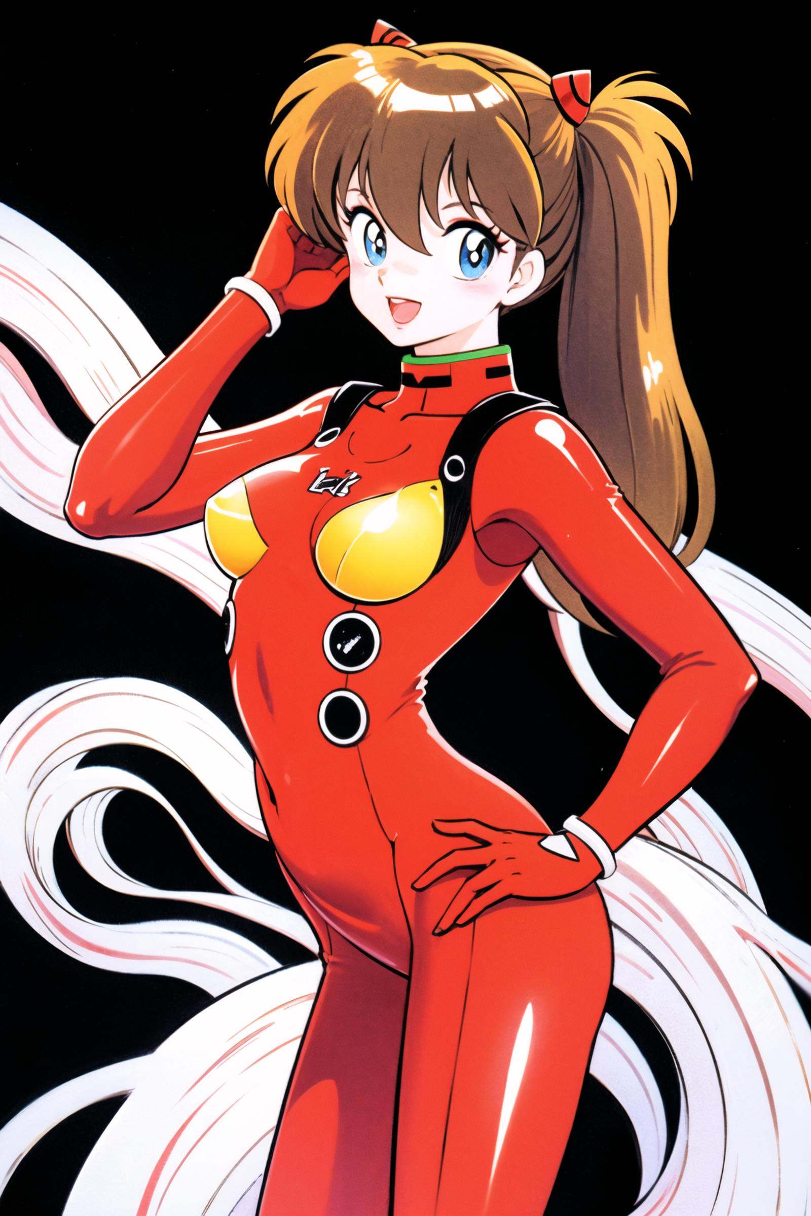 1girl,  long hair,  plugsuit on Tensor.Art