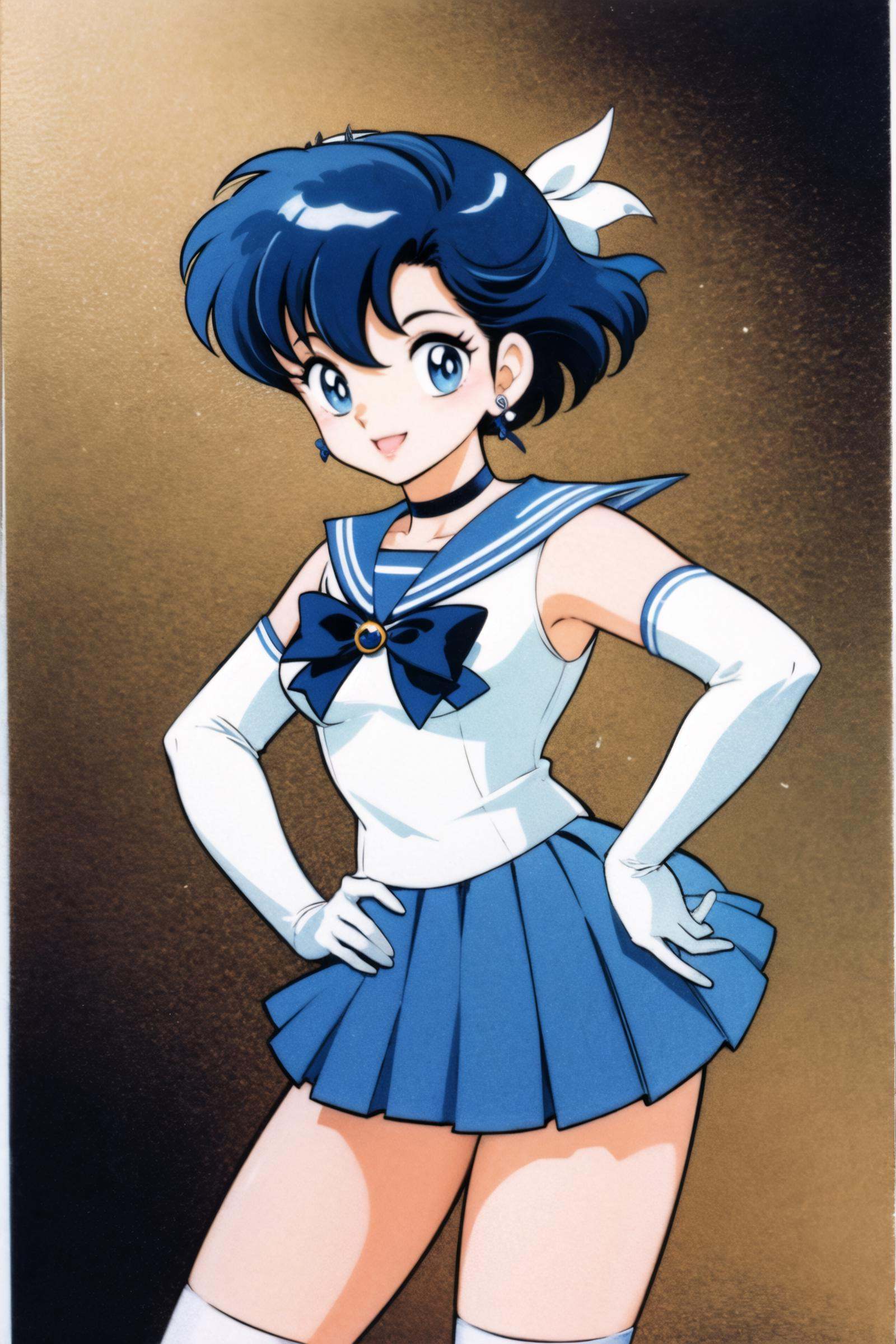1girl,  solo,  sailor senshi uniform on Tensor.Art