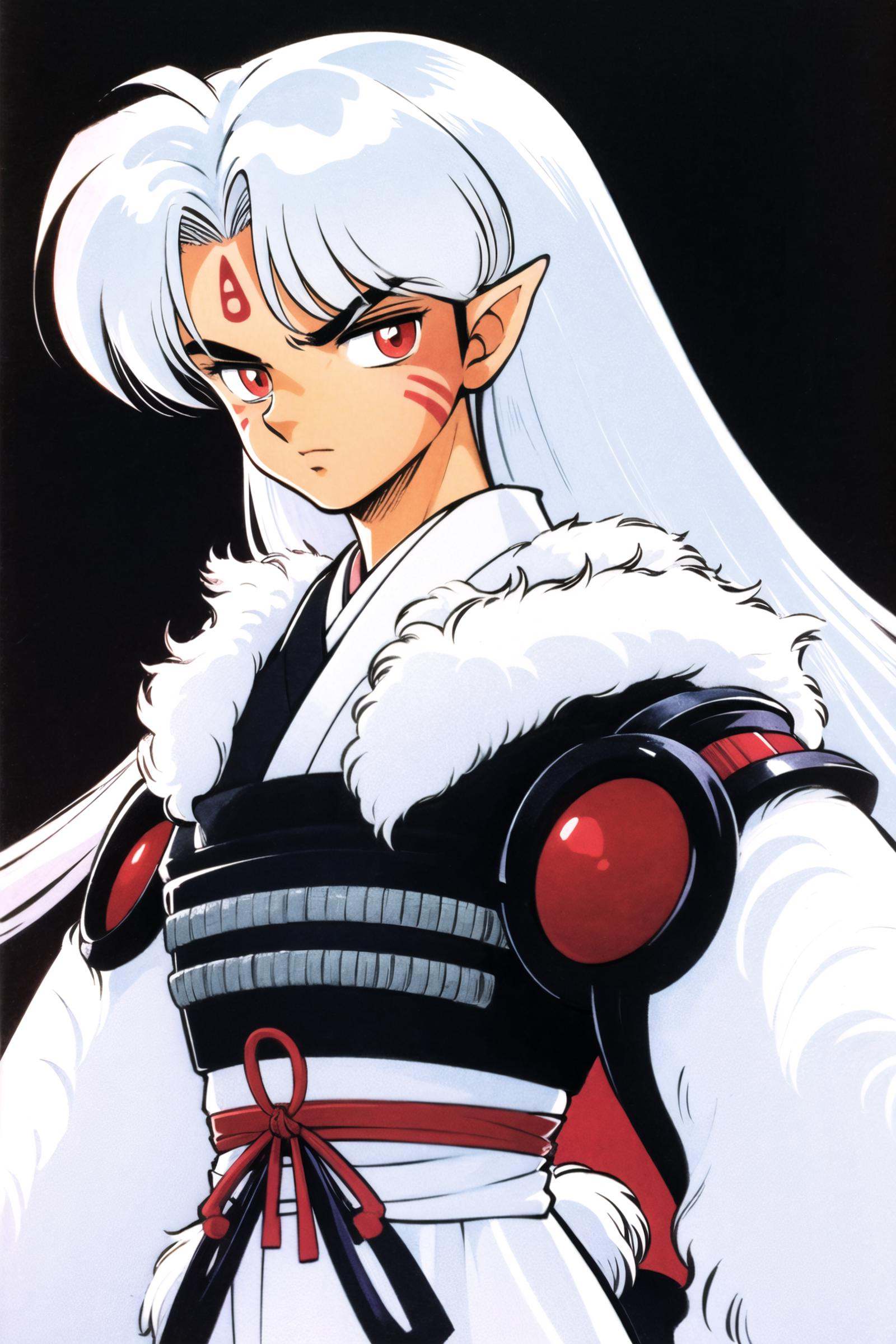 Sesshoumaru,  solo,  pointy ears on Tensor.Art