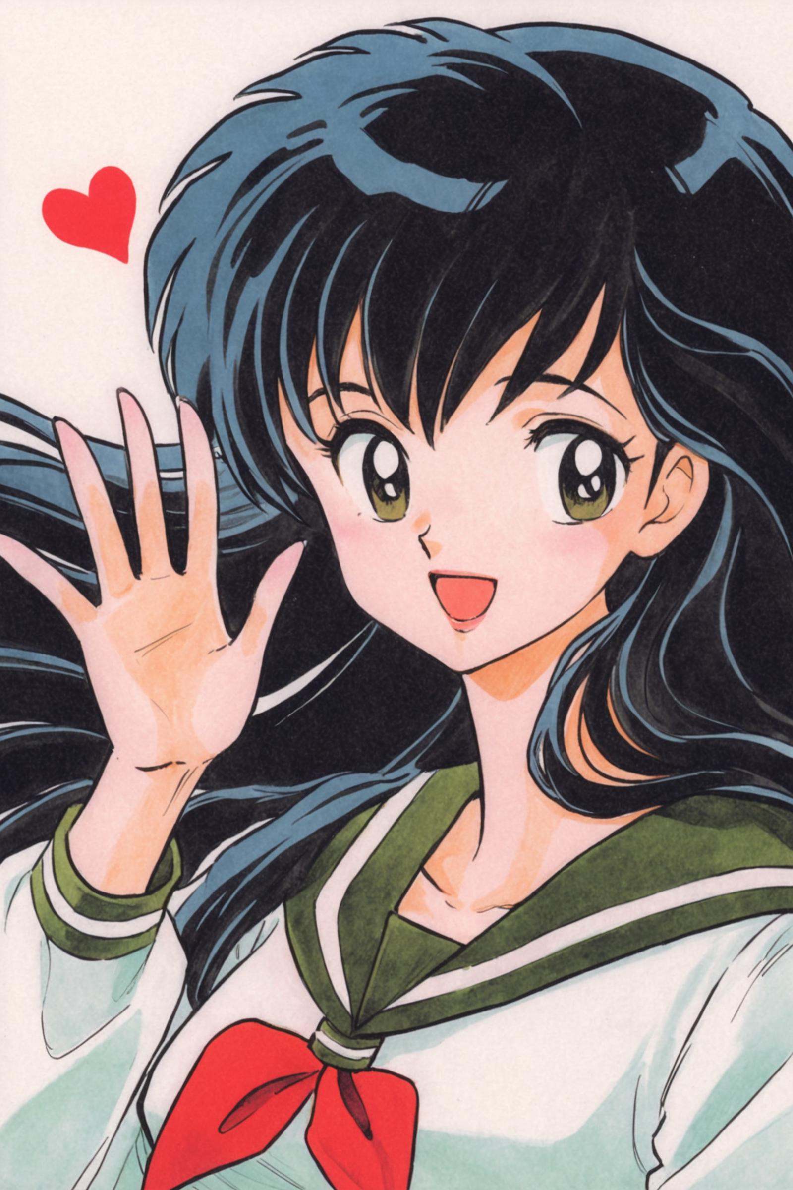 Higurashi Kagome,  1girl,  solo on Tensor.Art