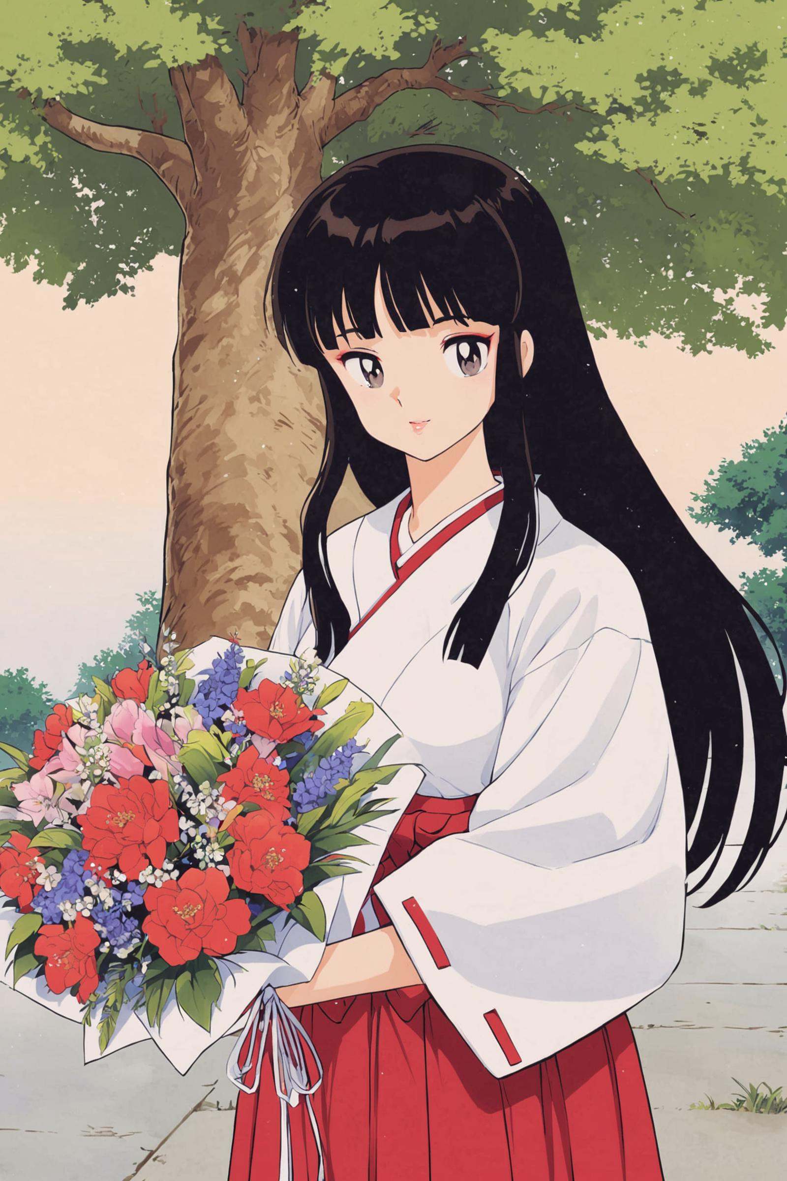 Kikyo,  1girl,  solo on Tensor.Art