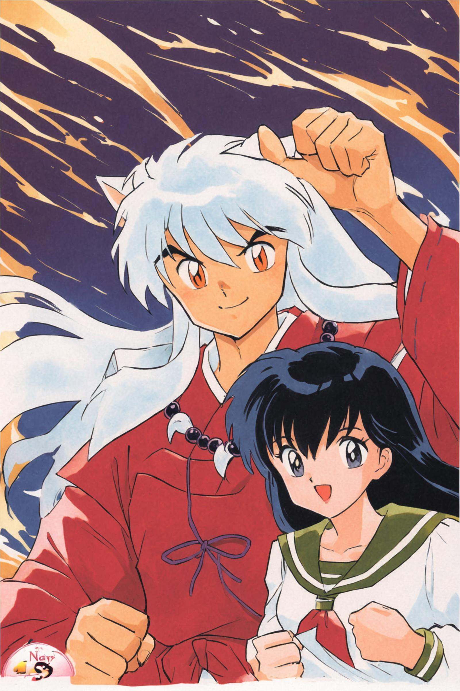 1girl,  Higurashi Kagome,  1boy on Tensor.Art