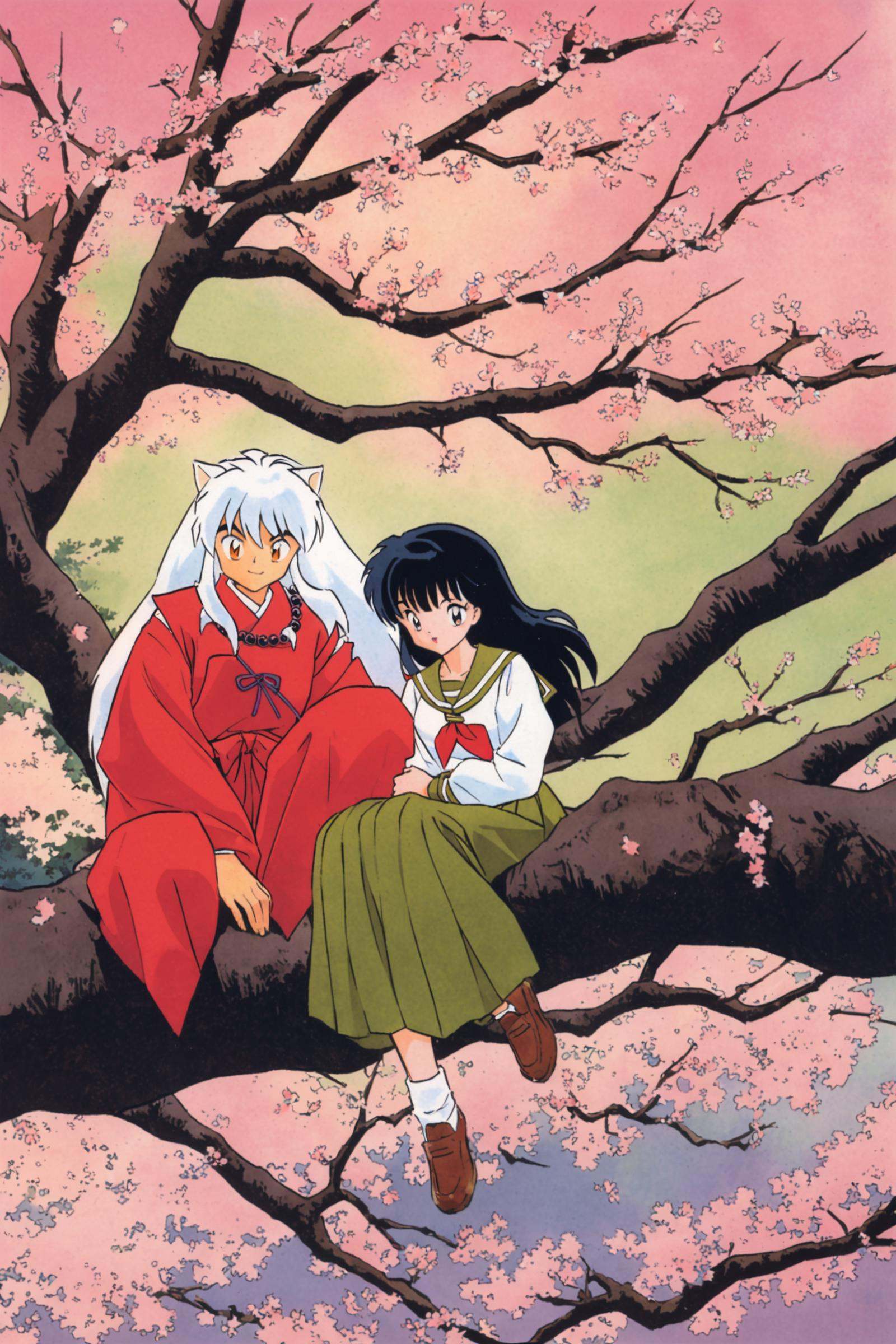 1girl,  Higurashi Kagome,  animal ears on Tensor.Art