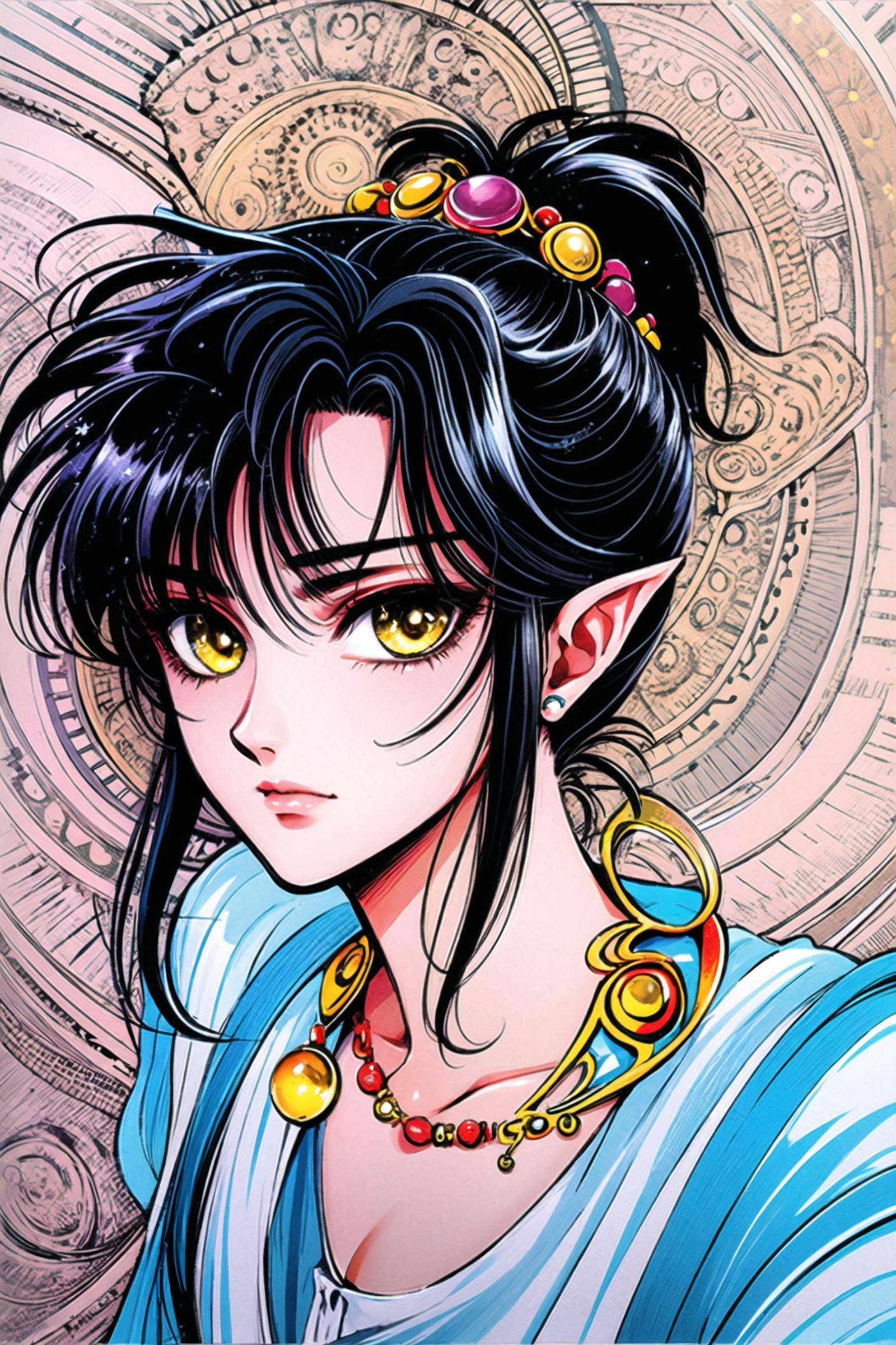 RG Veda,  solo,  1girl on Tensor.Art
