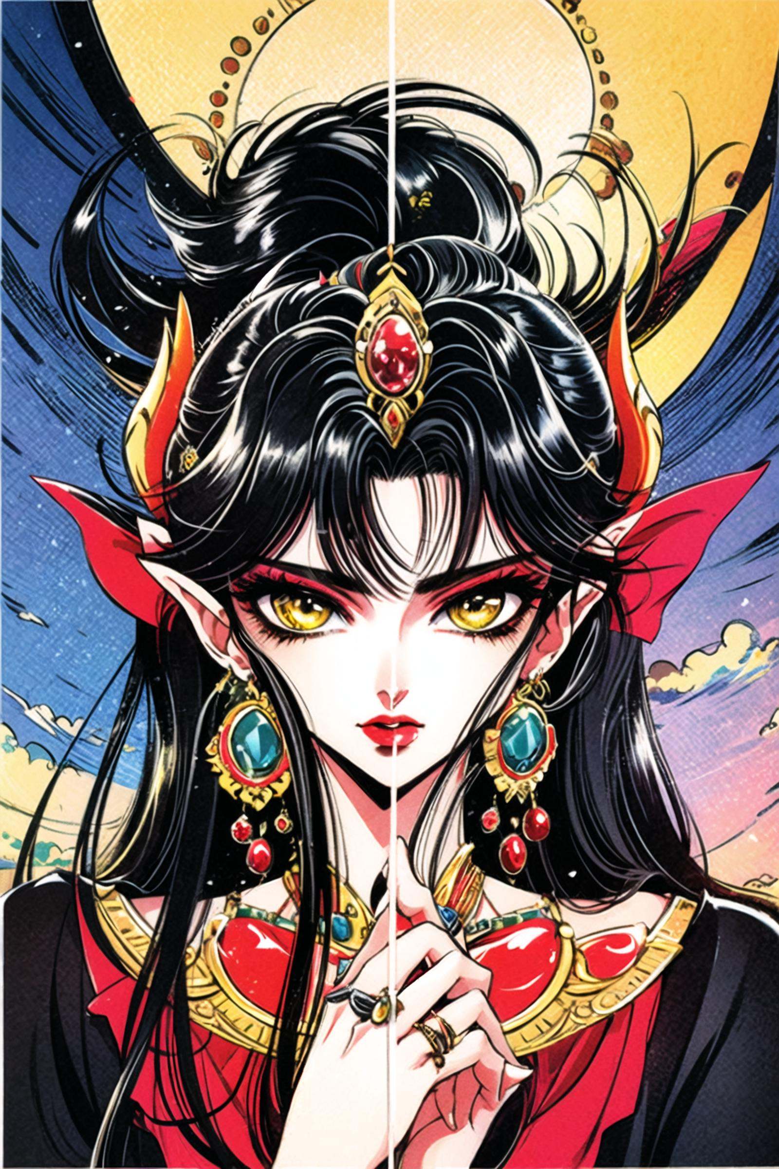 RG Veda,  solo,  pointy ears on Tensor.Art