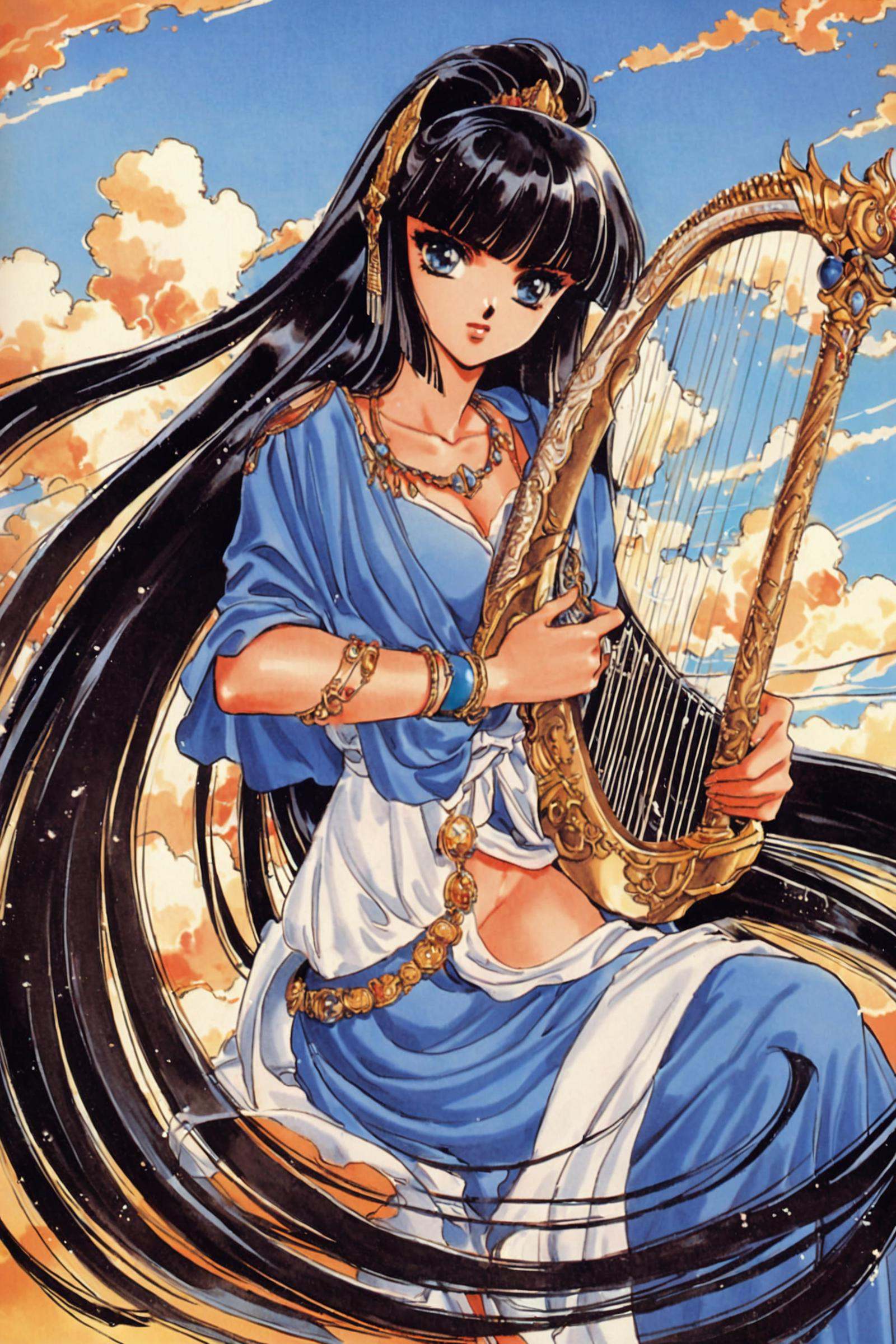 Gandharva,  long hair,  1girl on Tensor.Art