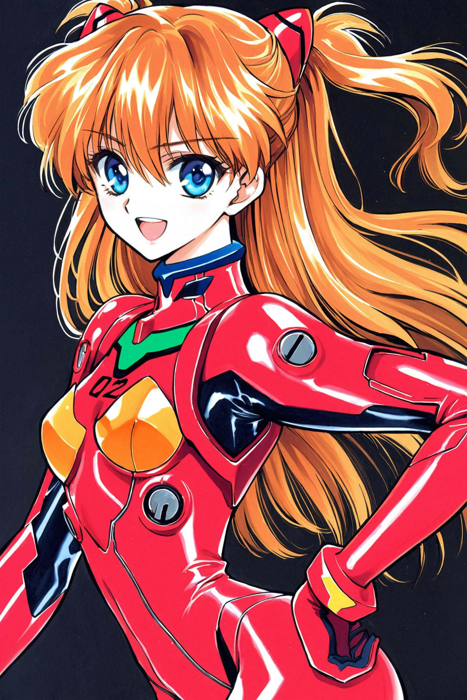 1girl,  long hair,  plugsuit on Tensor.Art