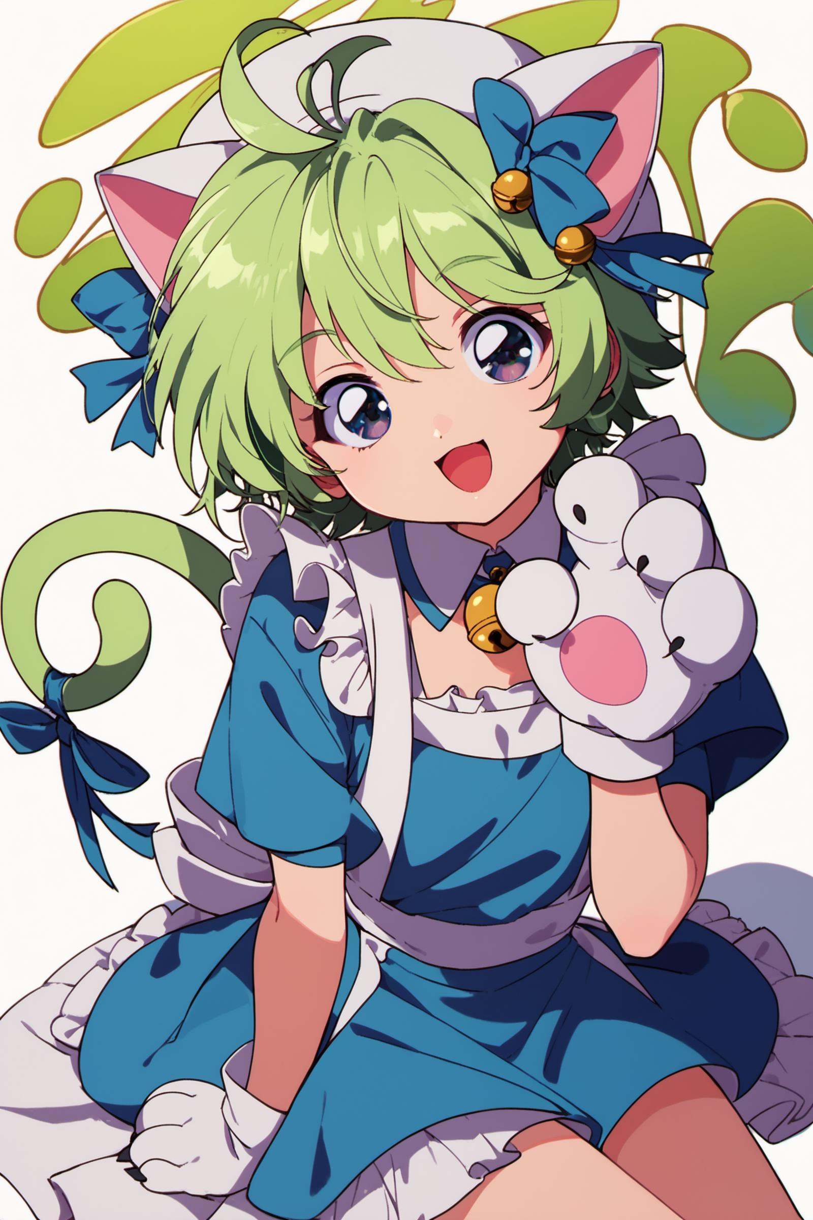 1girl,  solo,  tail on Tensor.Art