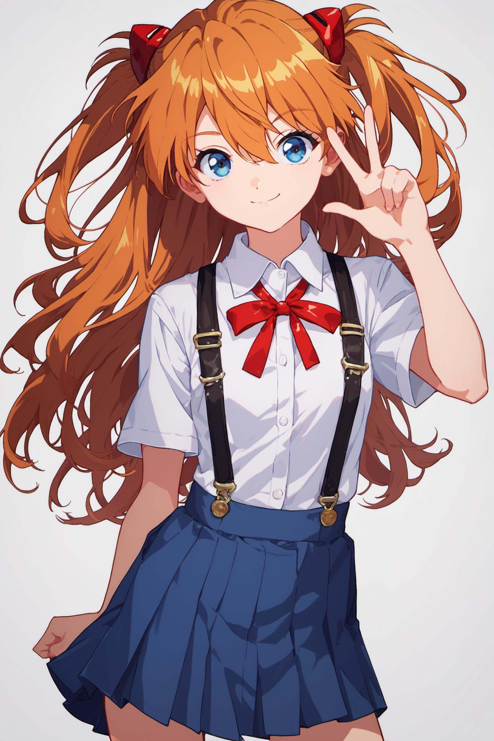 1girl,  souryuu asuka langley,  solo on Tensor.Art