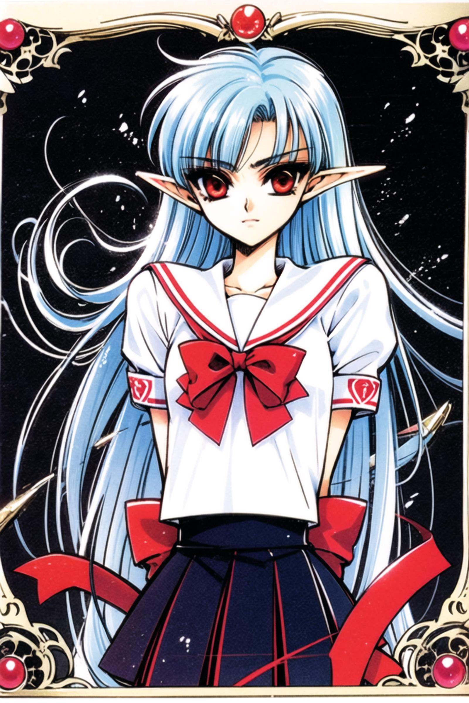 clamp,  Magic Knight Rayearth,  1girl on Tensor.Art