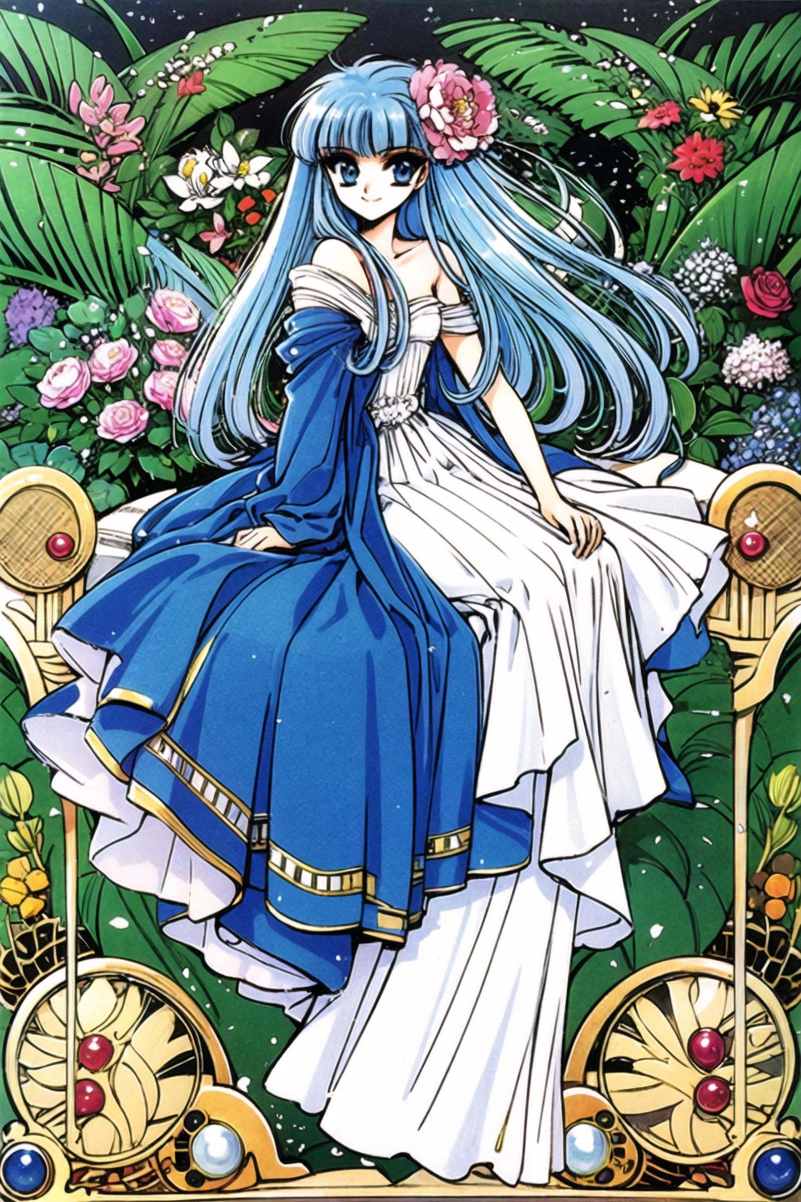 clamp,  Magic Knight Rayearth,  1girl on Tensor.Art