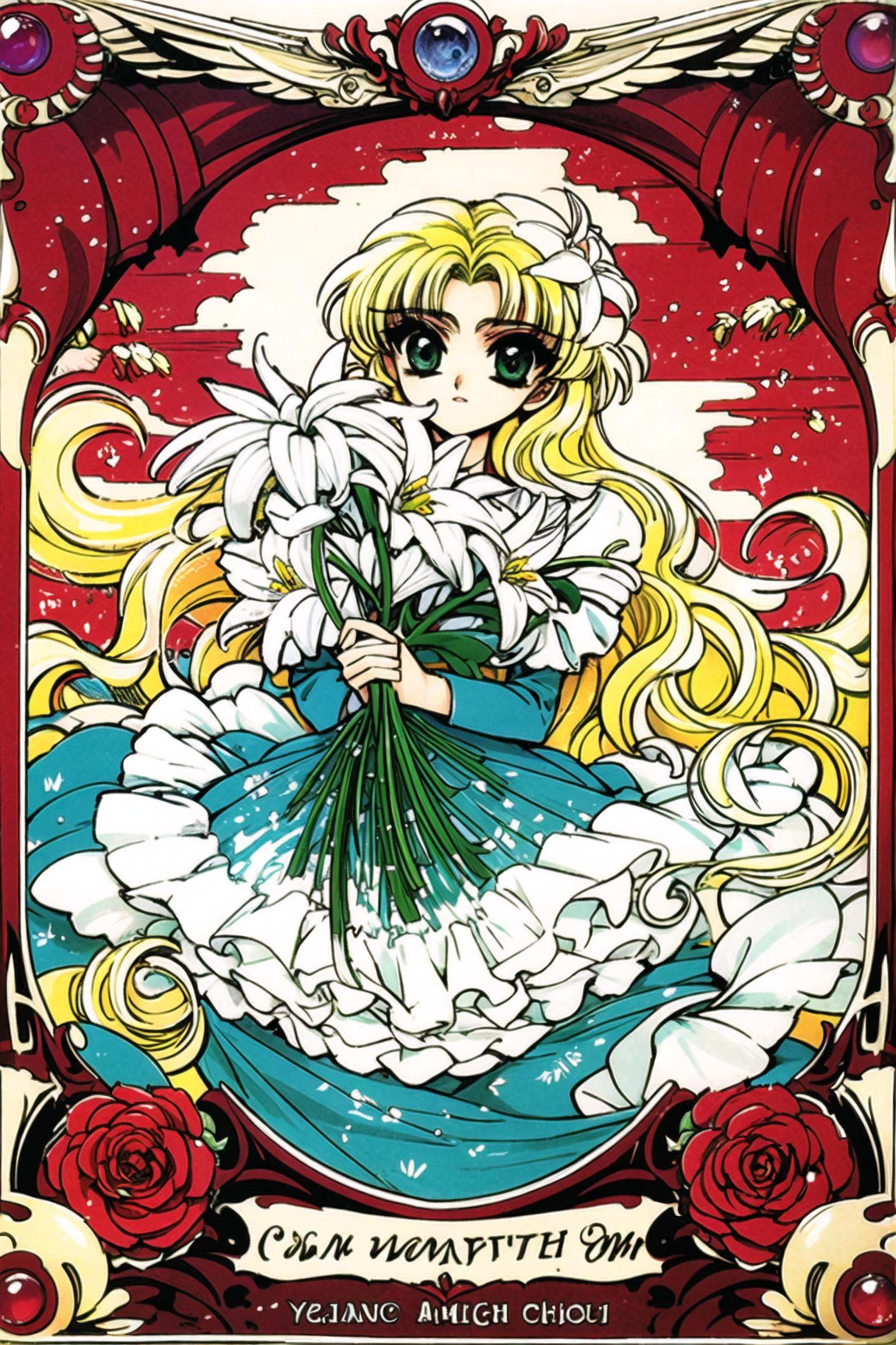 clamp,  Magic Knight Rayearth,  1girl on Tensor.Art