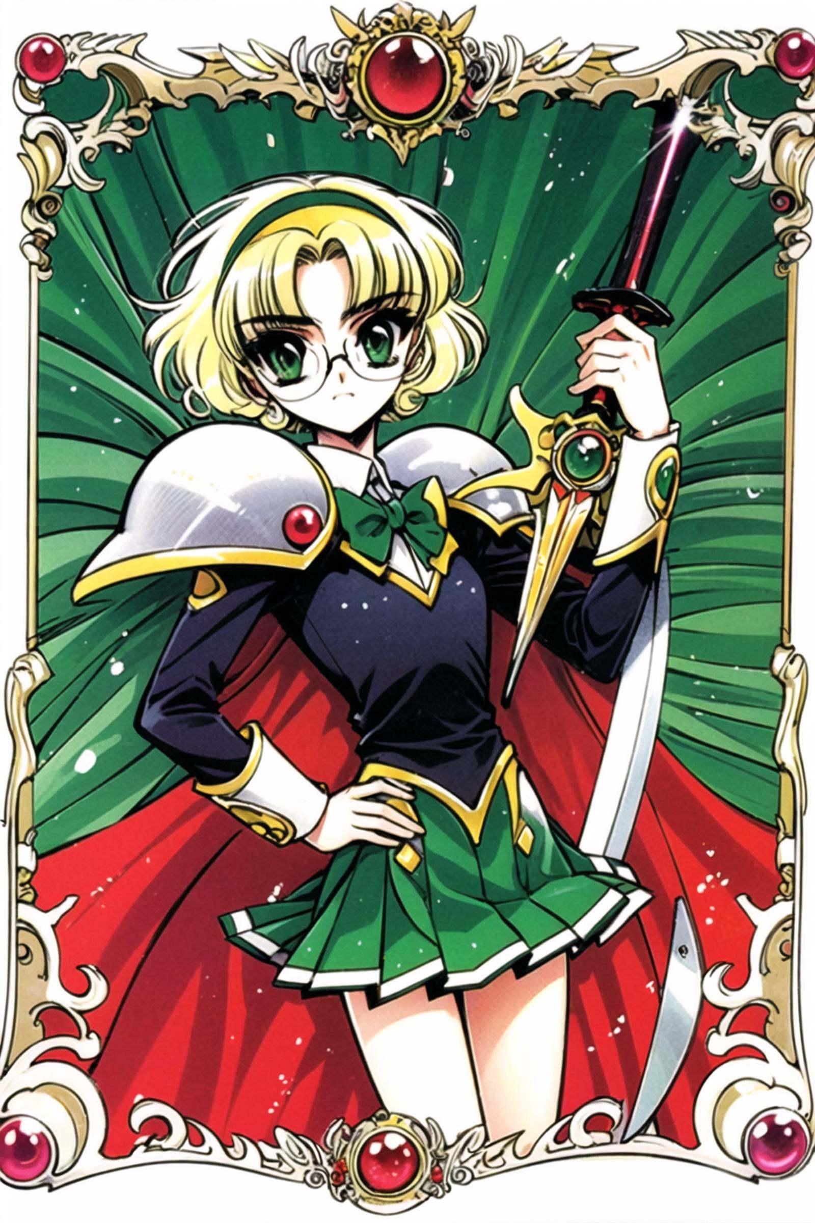 clamp,  Magic Knight Rayearth,  1girl on Tensor.Art