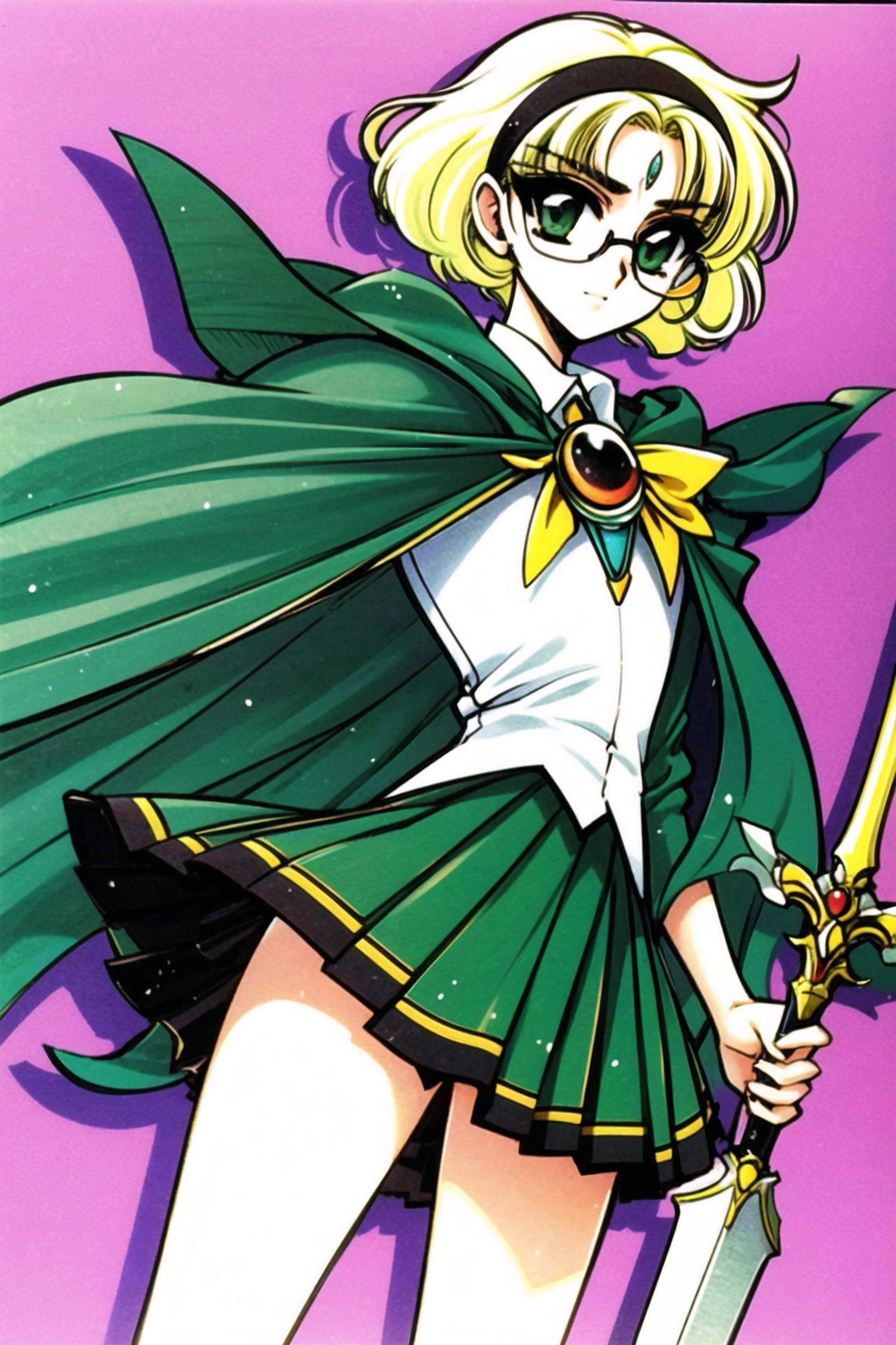 clamp,  Magic Knight Rayearth,  1girl on Tensor.Art