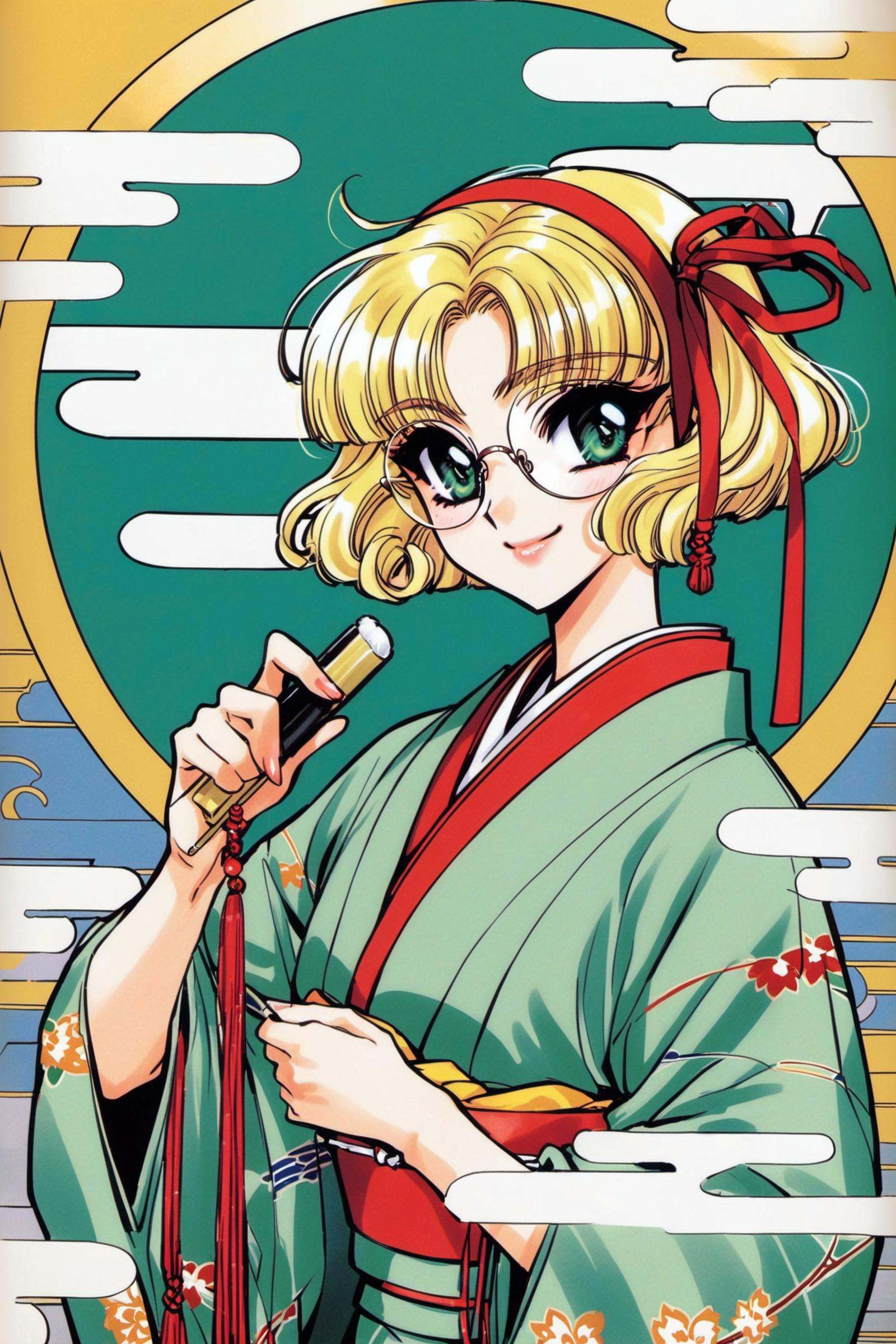 Hououji Fuu,  1girl,  japanese clothes on Tensor.Art