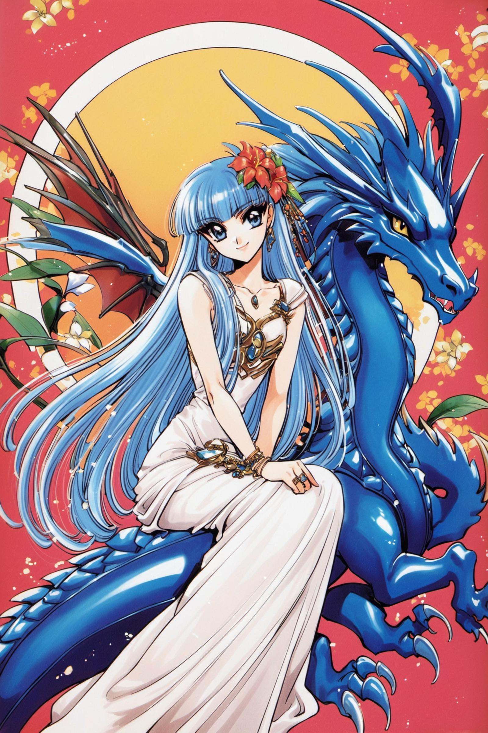 Ryuuzaki Umi,  1girl,  long hair on Tensor.Art