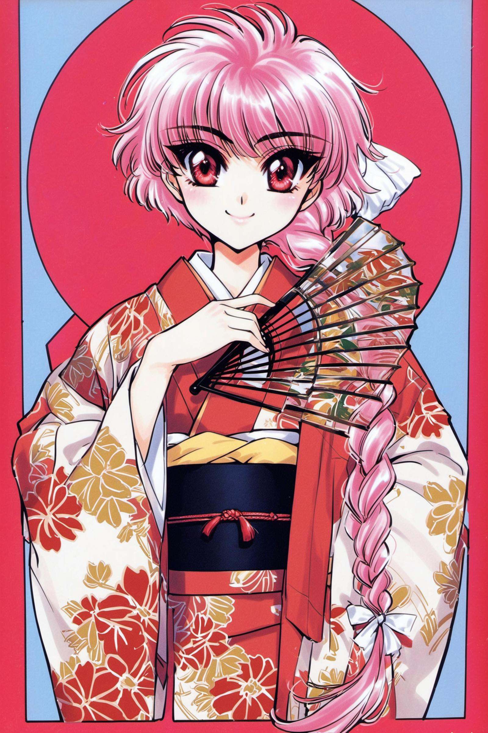 Shidou Hikaru,  1girl,  japanese clothes on Tensor.Art