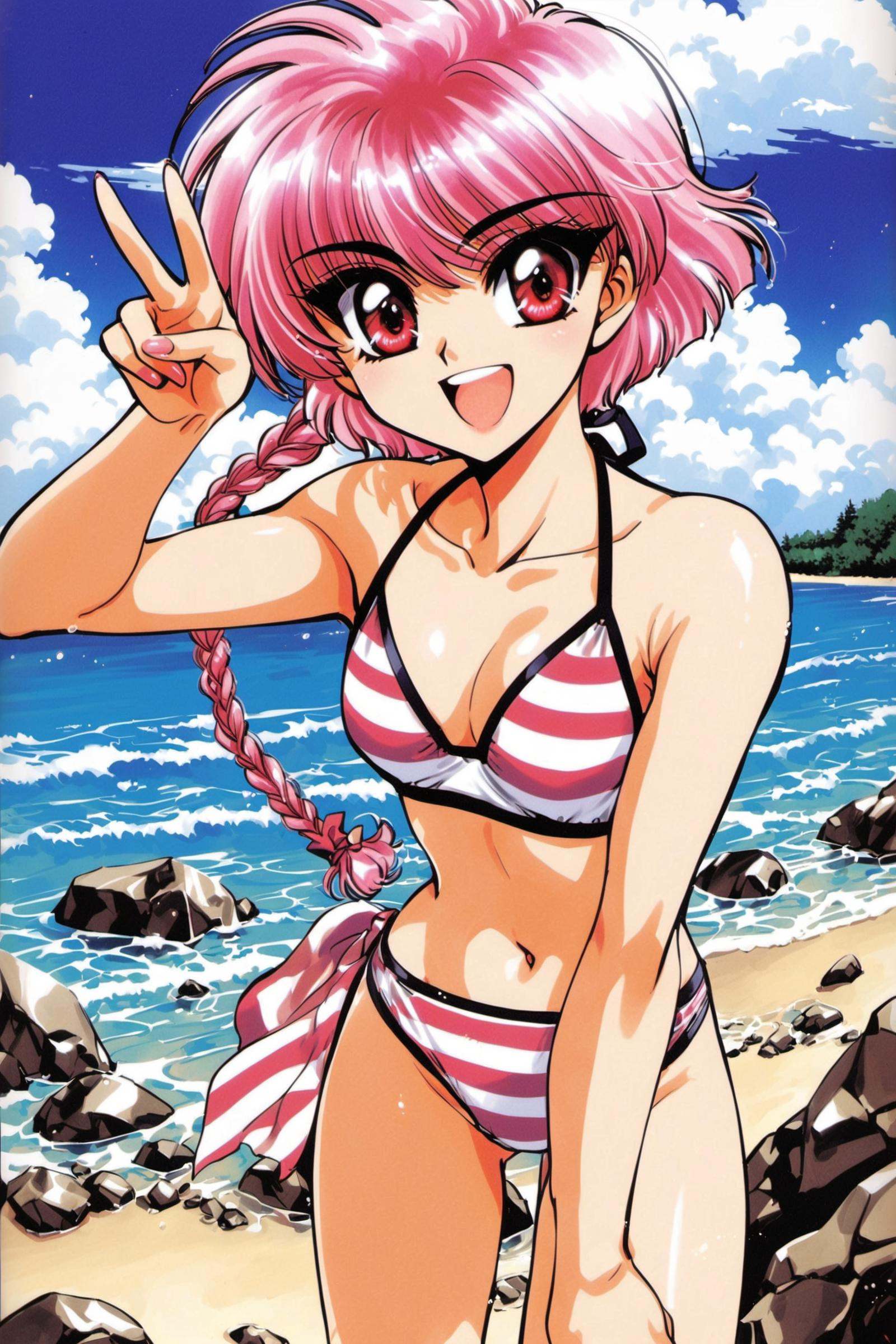 Shidou Hikaru,  1girl,  1990s \(style\) on Tensor.Art