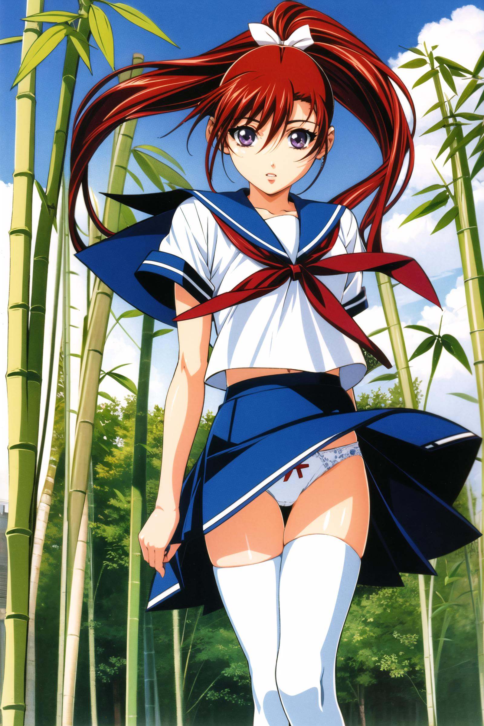 1girl,  solo,  underwear on Tensor.Art