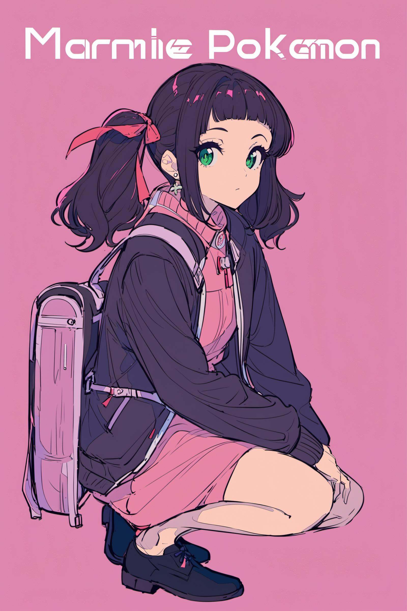 1girl,  solo,  marnie (pokemon) on Tensor.Art