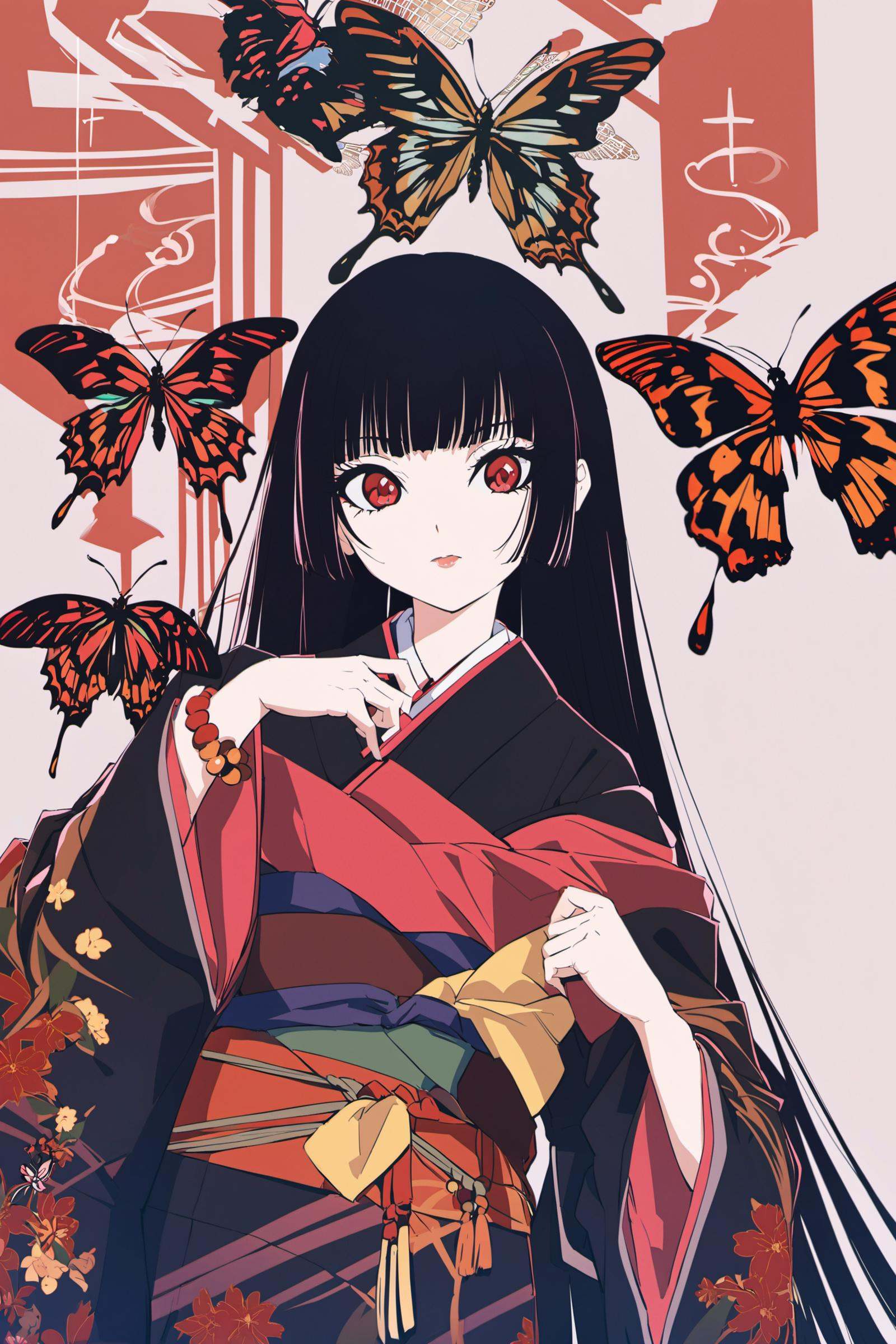 Enma Ai,  1girl,  solo on Tensor.Art