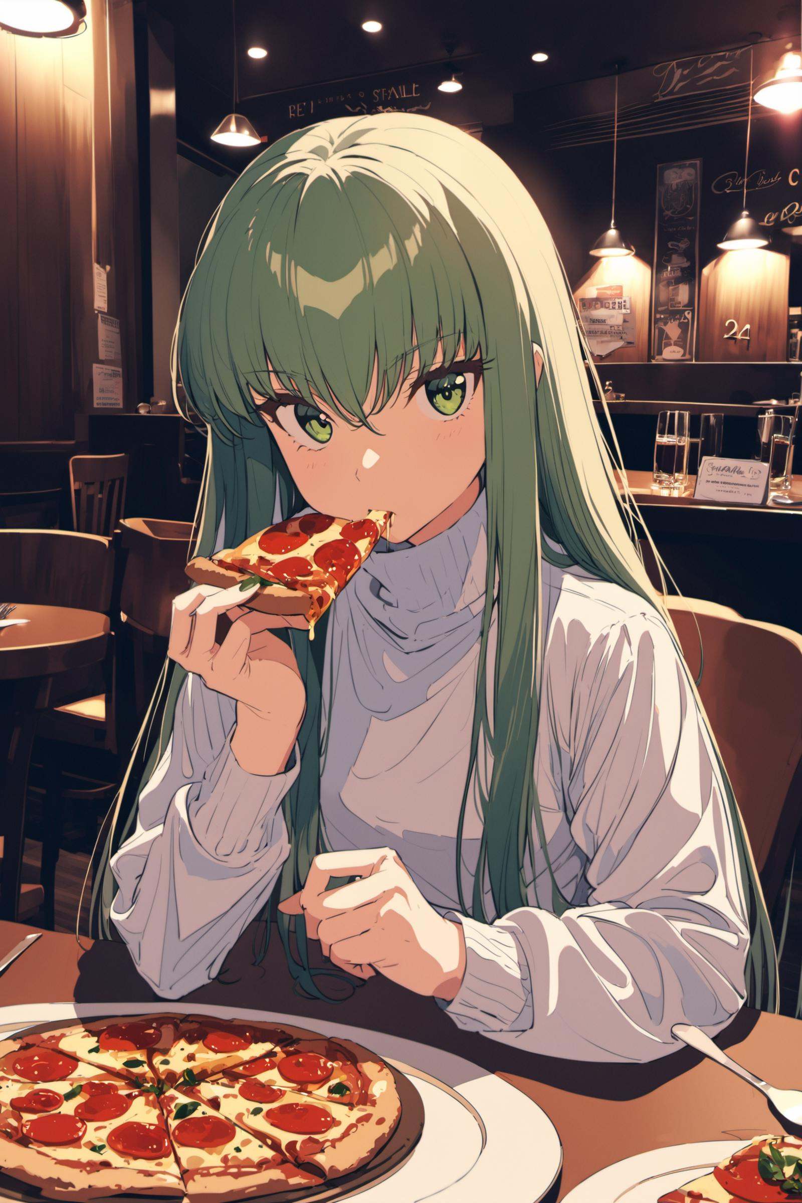1girl,  c.c.,  code geass on Tensor.Art