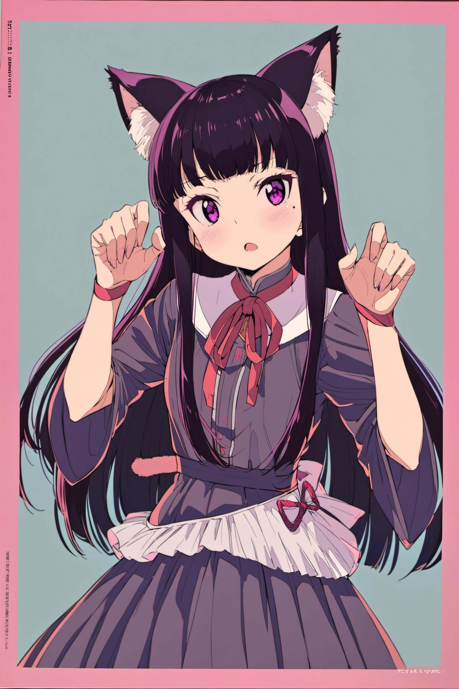 1girl,  gokou ruri,  animal ears on Tensor.Art