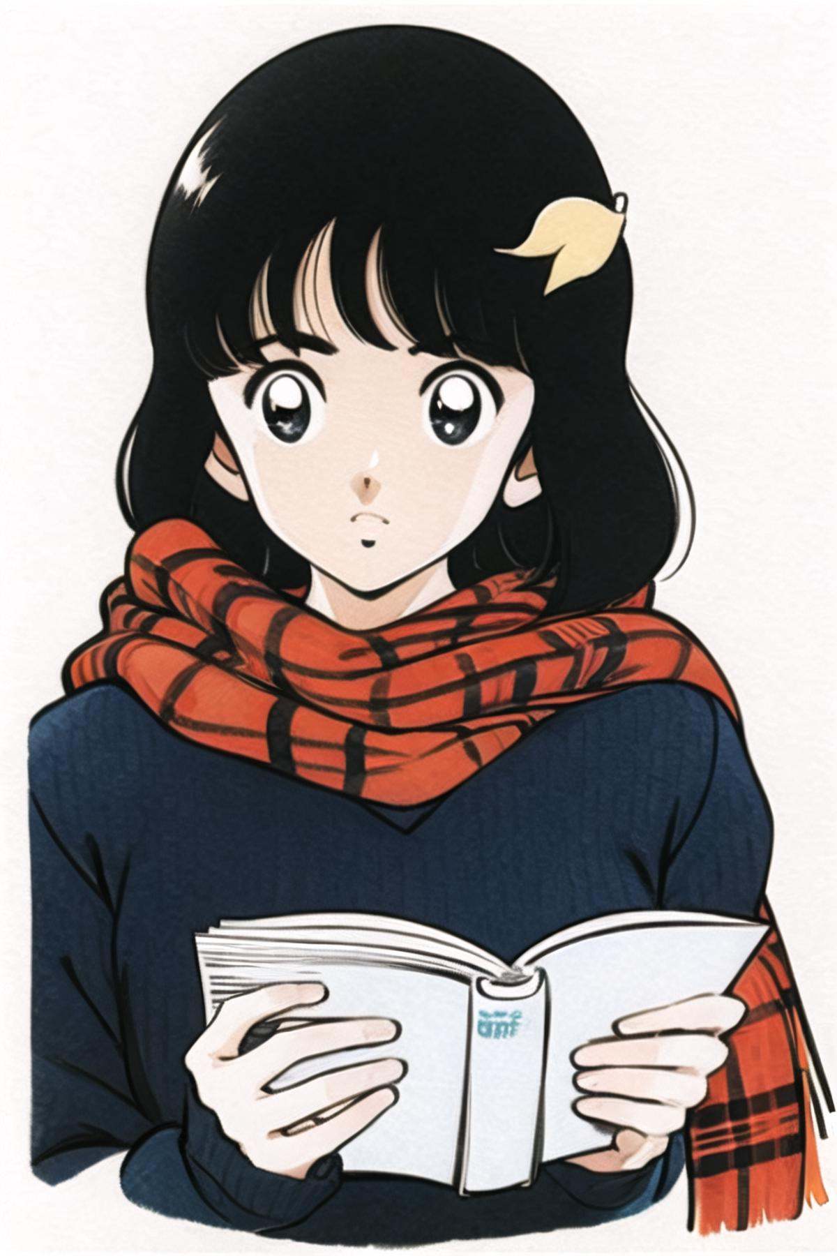 1girl,  solo,  black hair on Tensor.Art