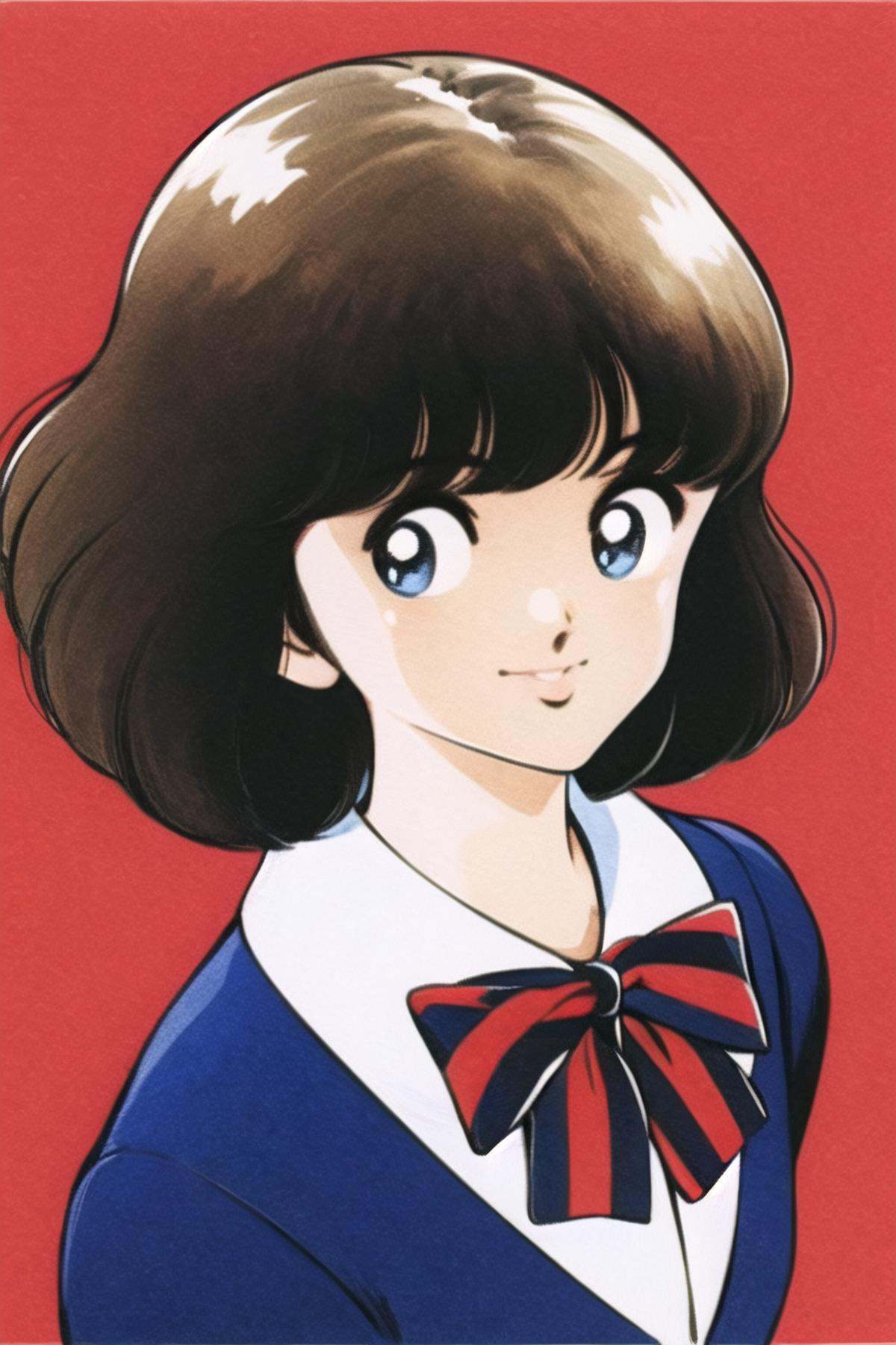 1girl,  solo,  black hair on Tensor.Art