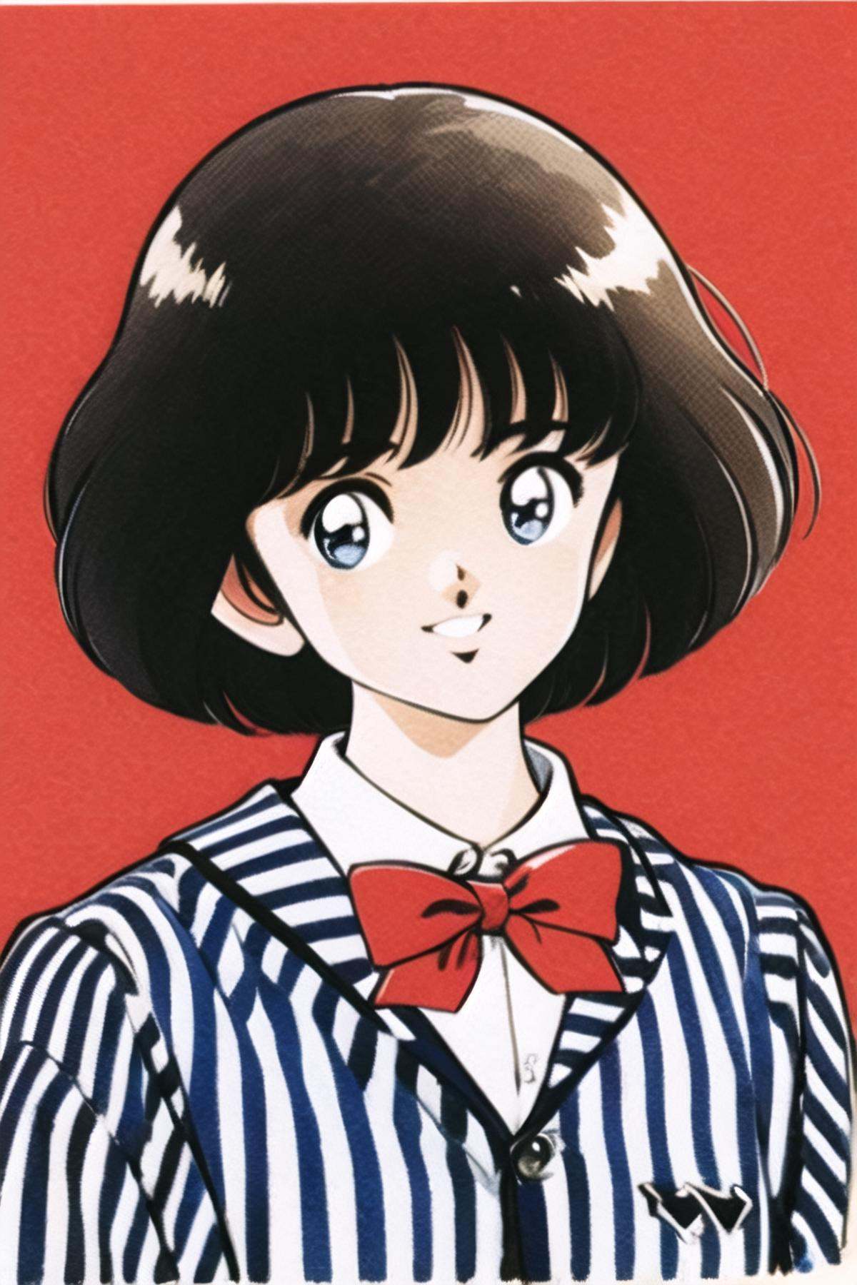 1girl,  solo,  black hair on Tensor.Art