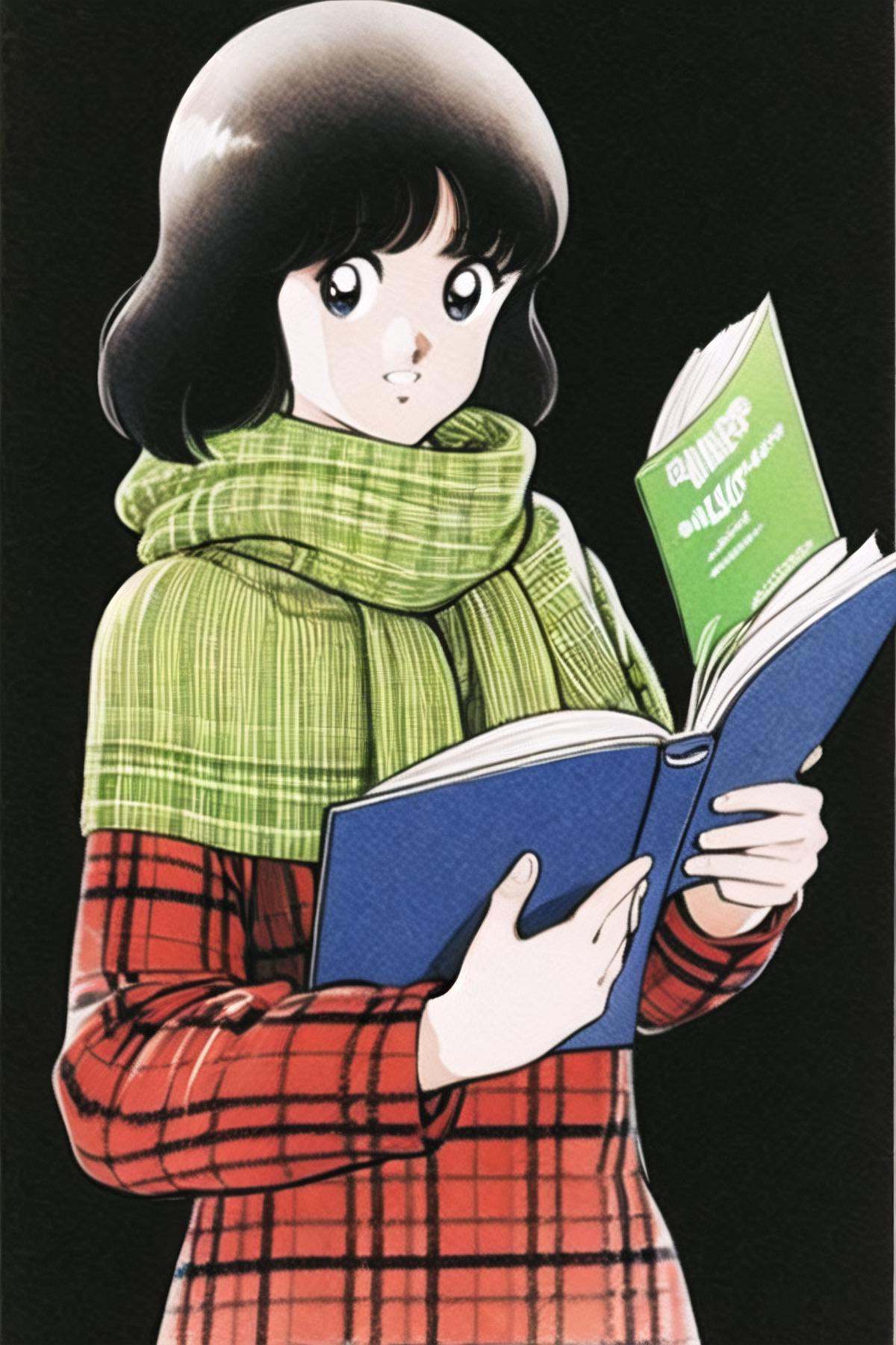 1girl,  solo,  black hair on Tensor.Art