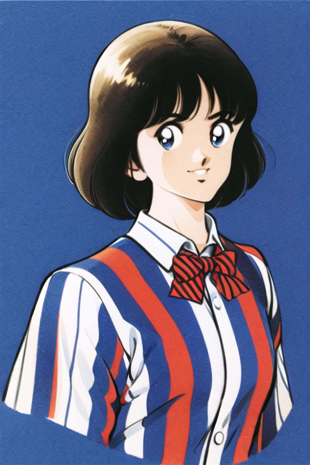 1girl,  solo,  black hair on Tensor.Art