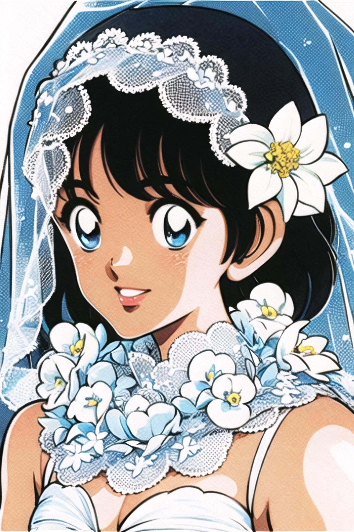 1girl,  solo,  flower on Tensor.Art