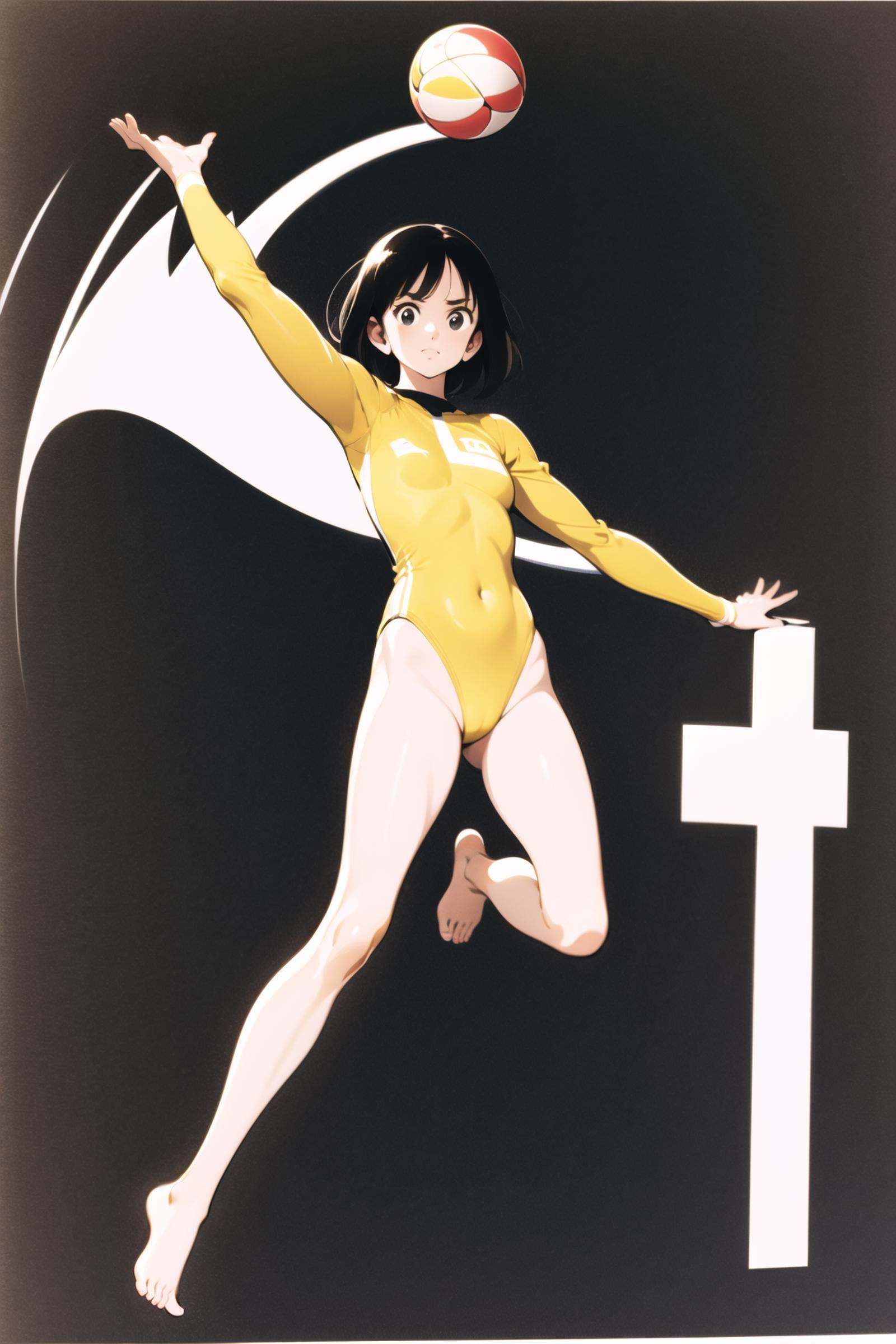 1girl,  solo,  black hair on Tensor.Art
