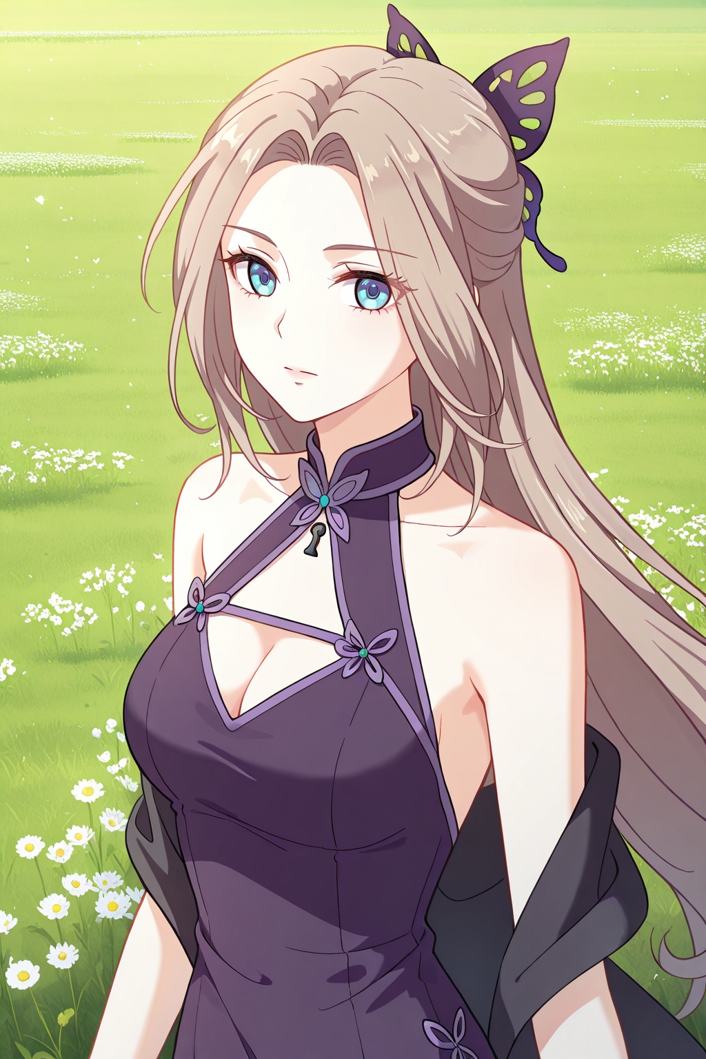 1 girl,  solo,  long hair on Tensor.Art